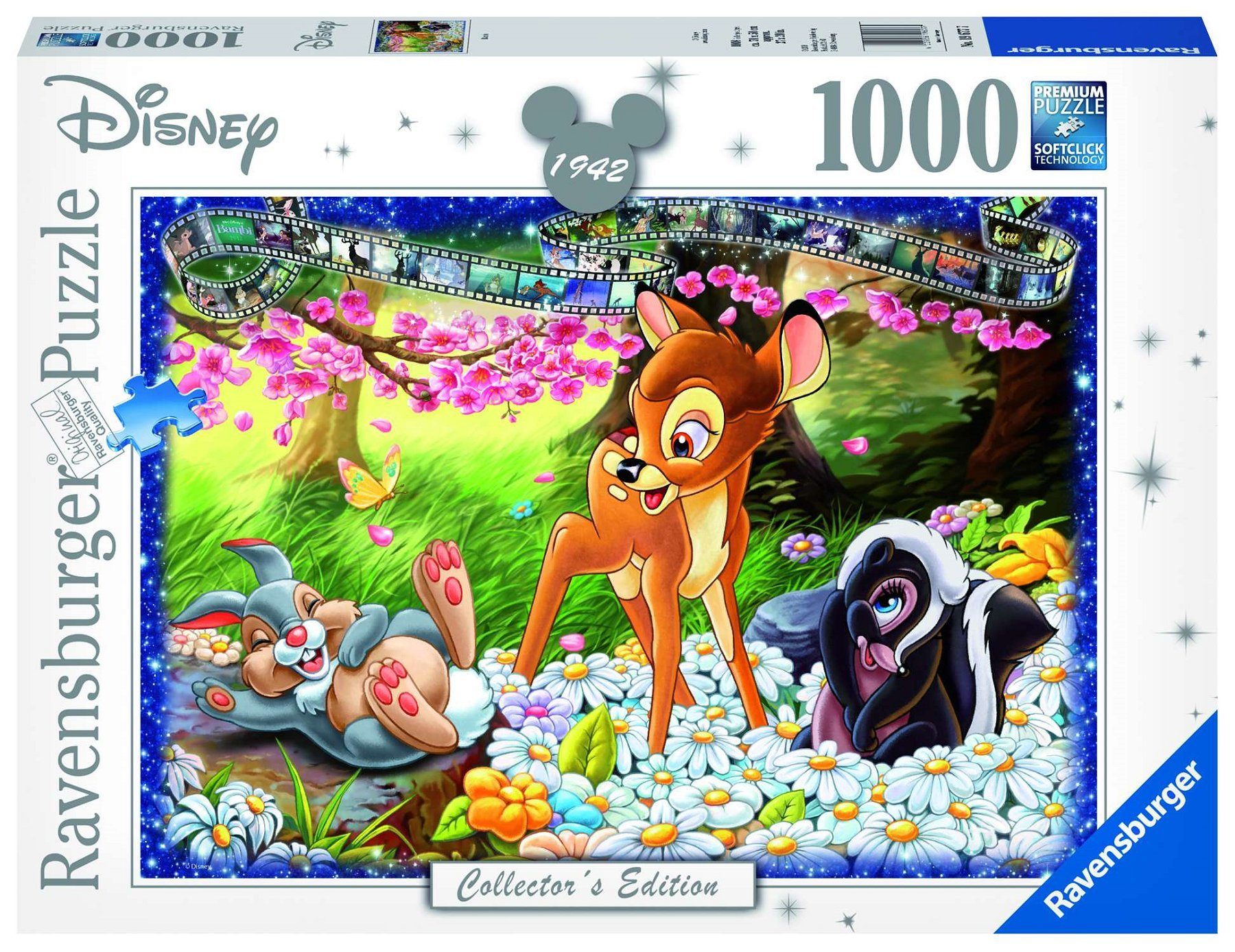Ravensburger Пазли Disney Бембі 1000 Teile Пазли, 1000 Пазлиteile, Made in Europe