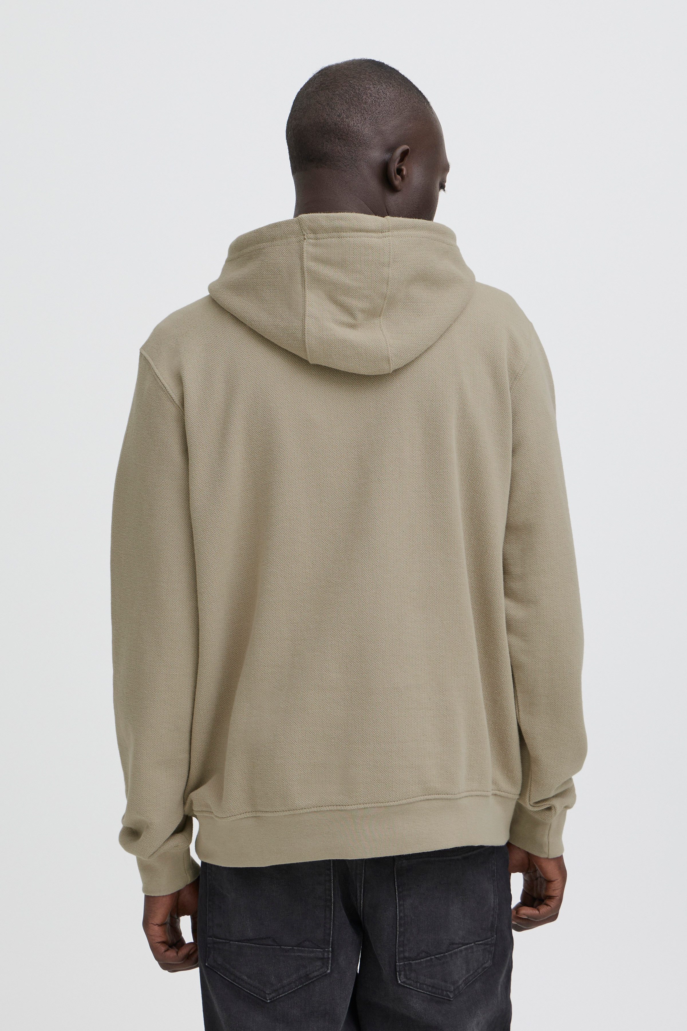 Blend Kapuzensweatshirt BHJUMA PIQUE SWEAT aus Baumwolle und Polyester, Regular Fit, ohne Verschluss