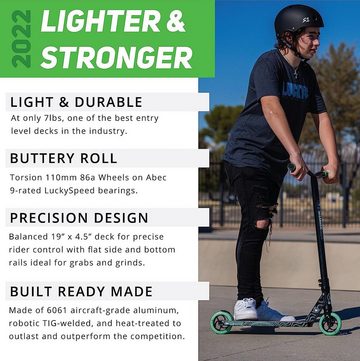 Lucky Pro Scooters Stuntscooter Lucky Crew Stunt-Scooter H=84cm Ultra