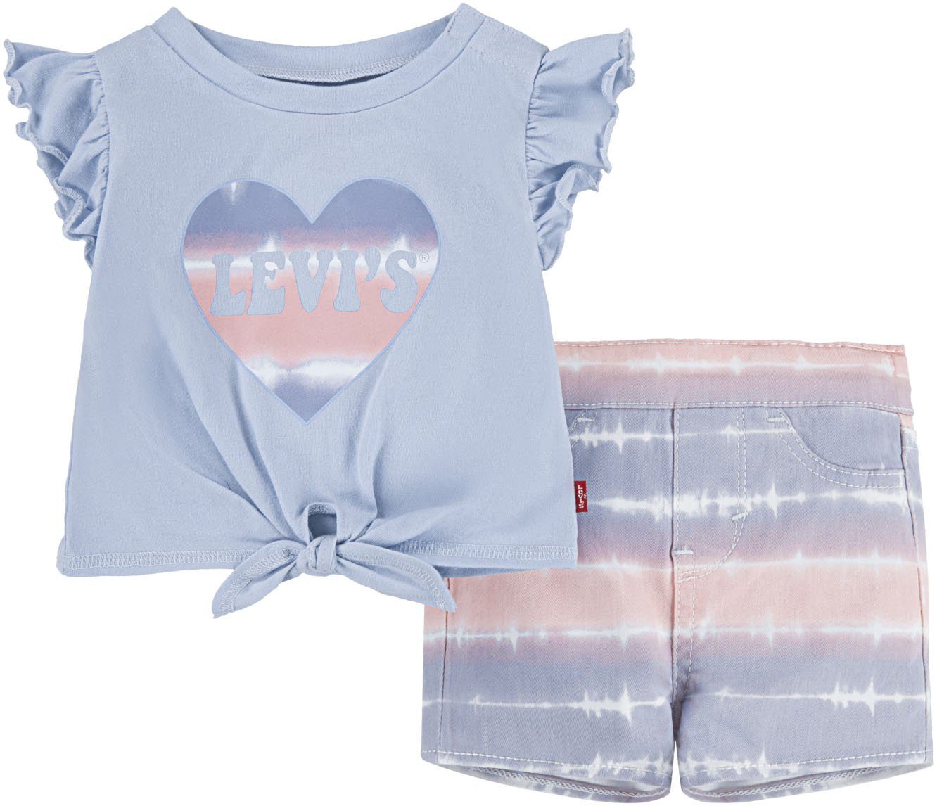 Levi's® Kids Top & Shorts (2-tlg) for Baby Girls