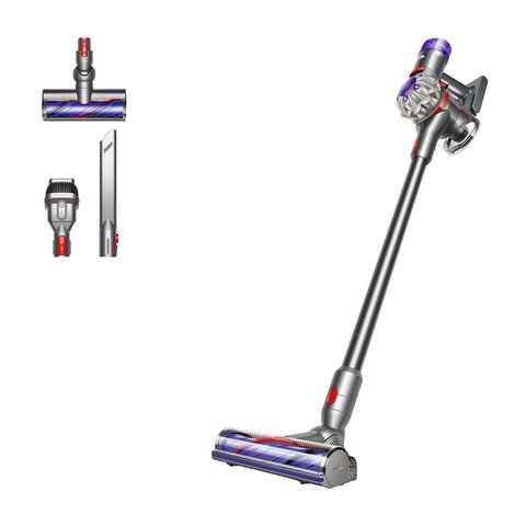 DYSON Akku-Hand-und Stielstaubsauger V8 (2023) Akkusauger Staubsauger, 425,00 W, Beutellos, Ladestation + Wandhalterung