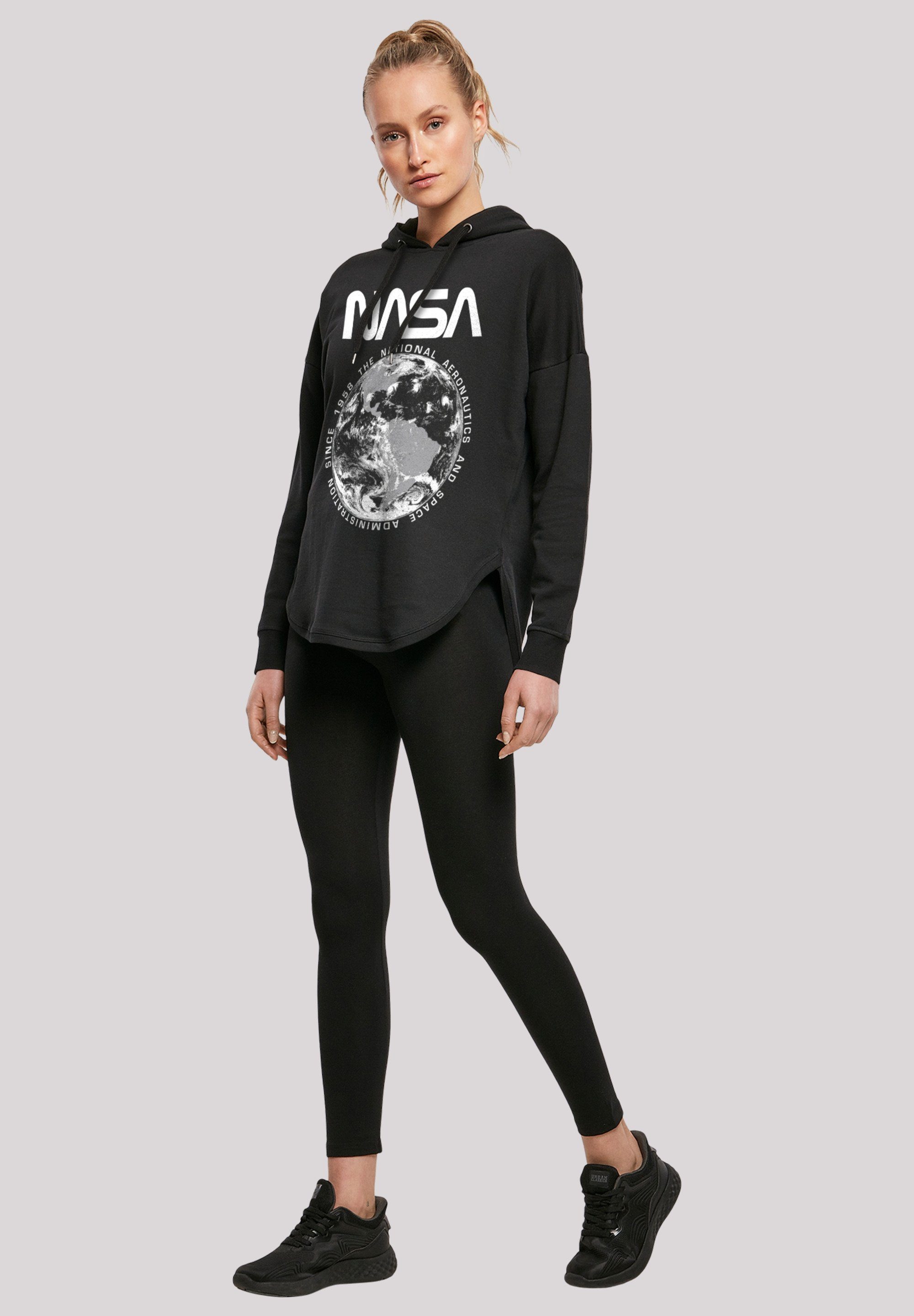 NASA Print F4NT4STIC schwarz Kapuzenpullover Earth Planet