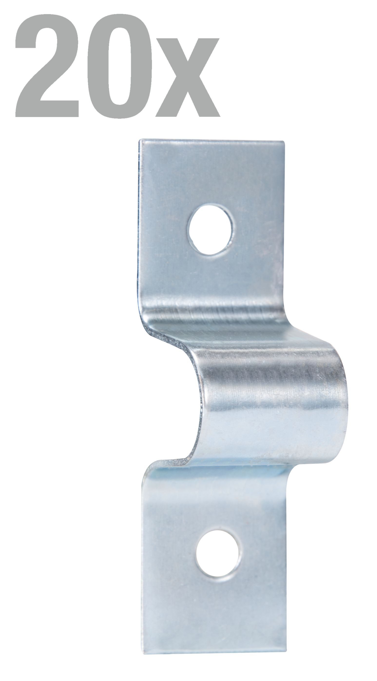 Alberts Türriegel Schlaufe,vzsw,15x20, VE 20StKAR, Alberts 20x Schlaufe