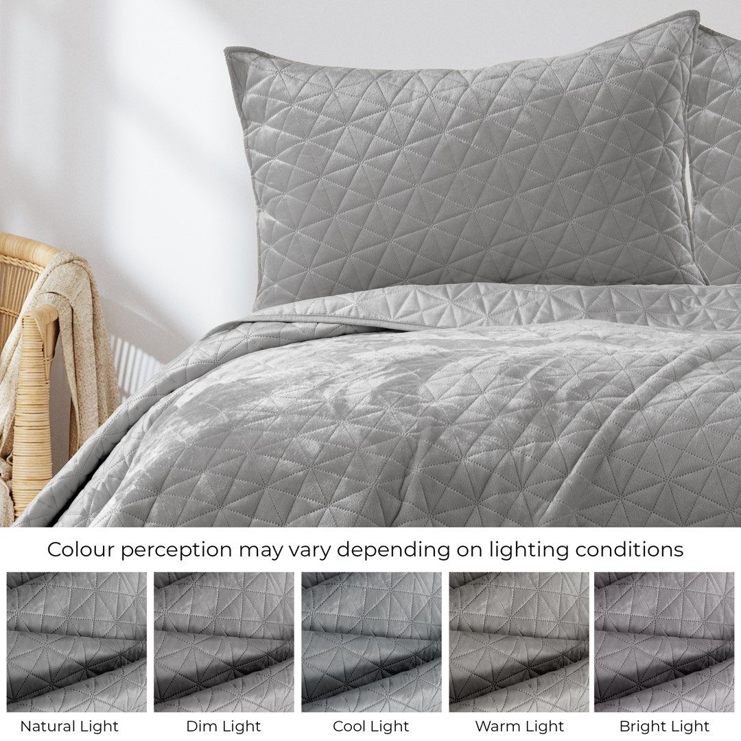 Restilo Tagesdecke Tagesdecke Bettüberwurf Allzweckdecke Wohndecke Samt Opt günstig online kaufen