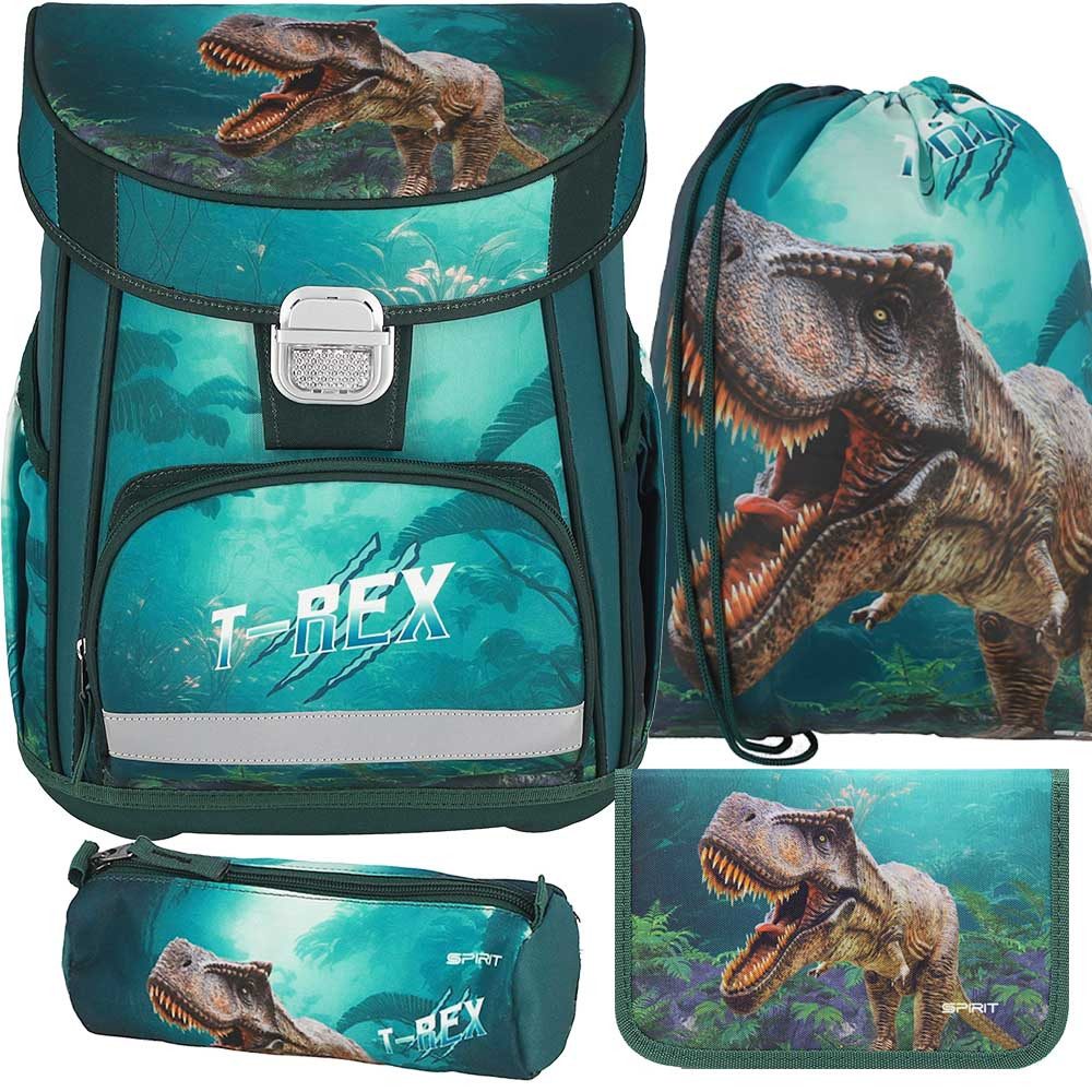 Spirit Schulranzen Set Vision 11-teilig 2026 Jungen T-Rex