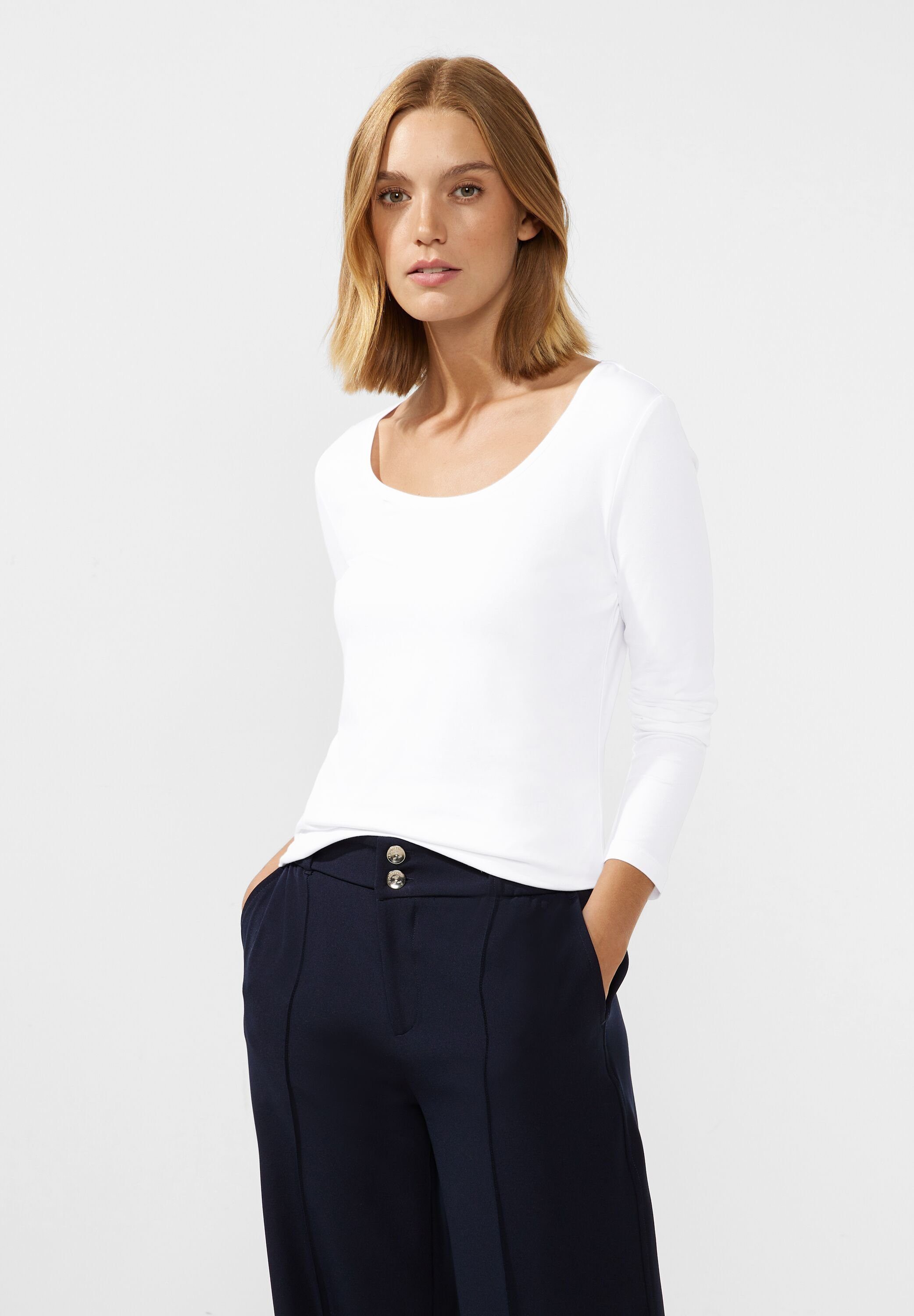 Weiße Street One Pullover für Damen online kaufen | OTTO | Rundhalsshirts