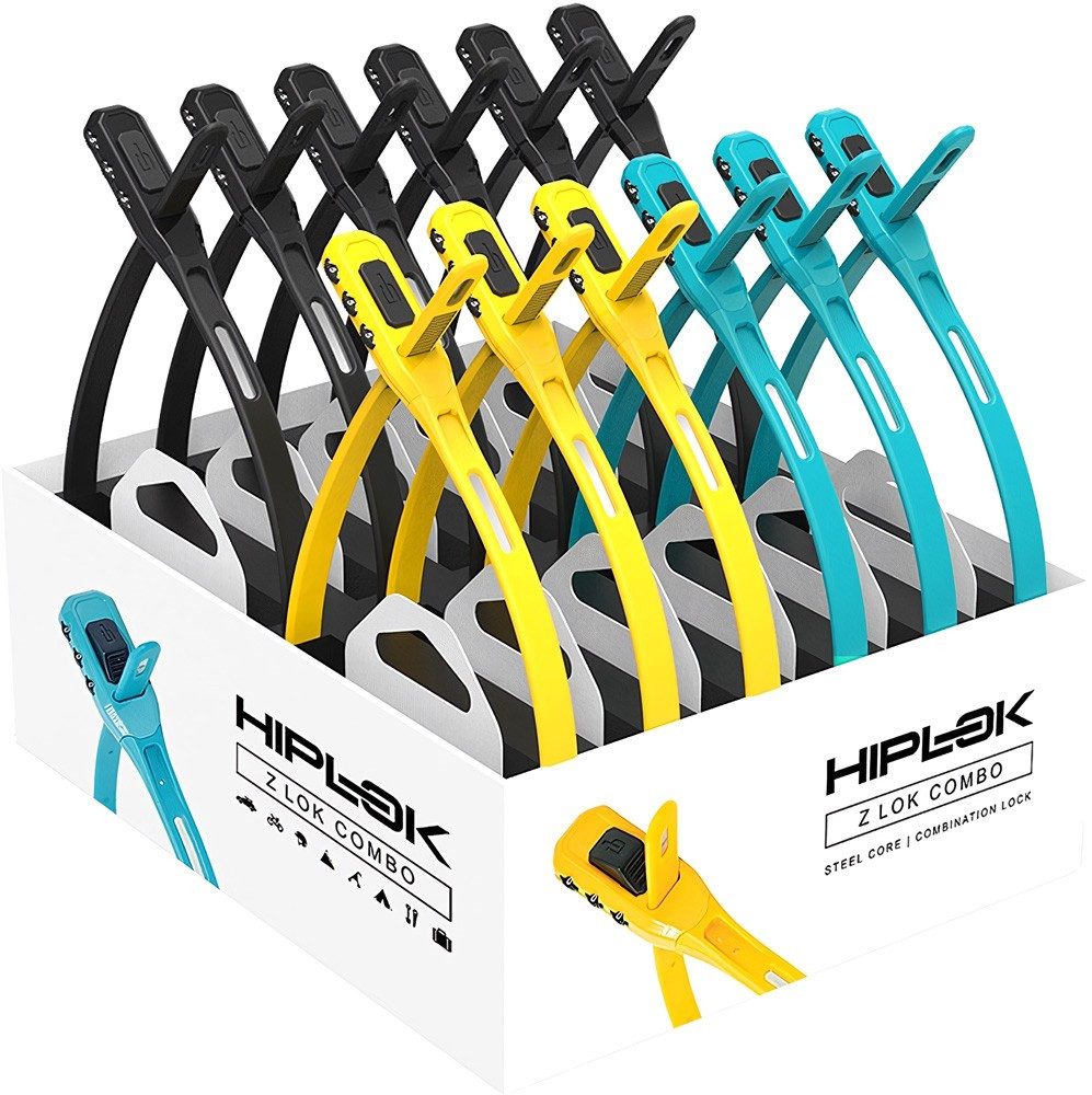 Hiplok Vorhängeschloss Z Lok Combo Multi Pack Of 12 Units (Zcom1Multi)