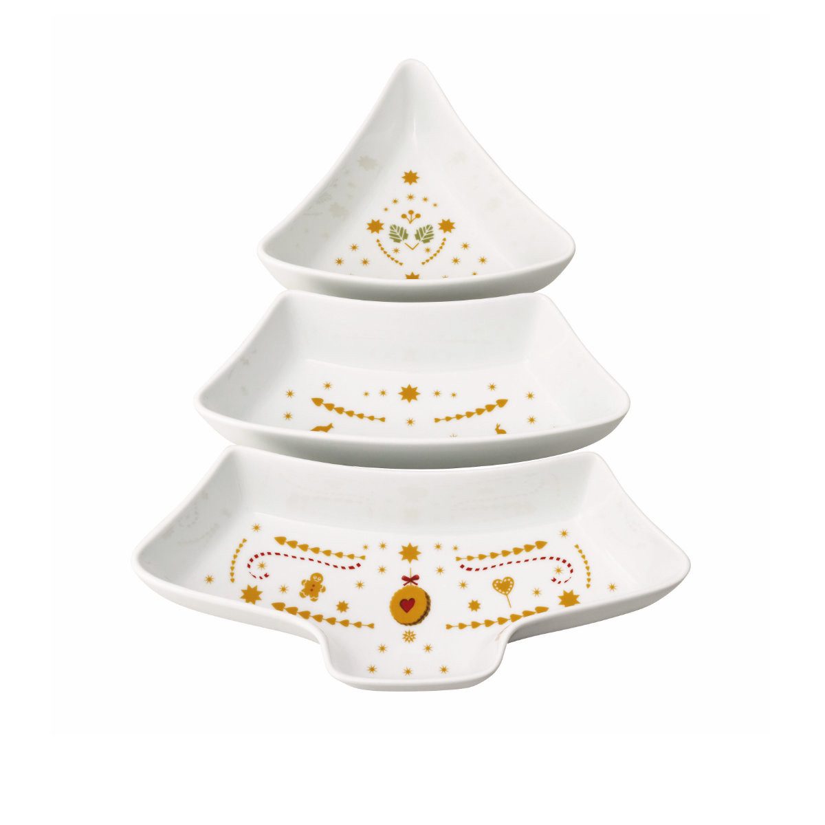 Hutschenreuther Schale Christmas Love Weihnachtsdekoration, Porzellan, h: 39 cm