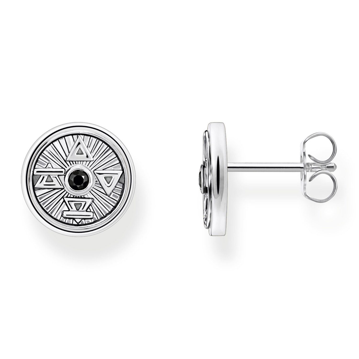 THOMAS SABO Paar Ohrstecker Ohrstecker Elements of Nature Silber, Stil:  Ohrstecker