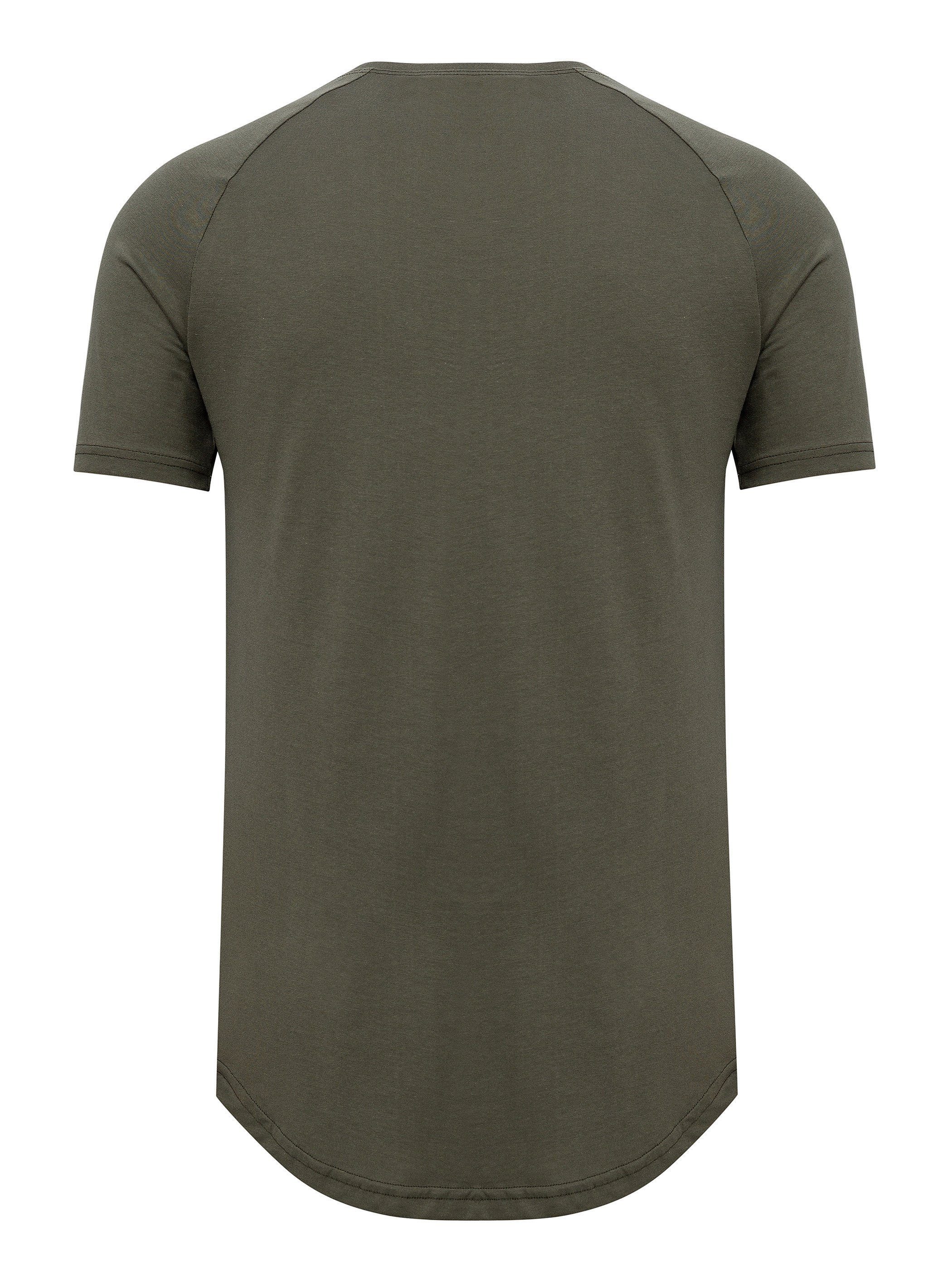 Pittman T-Shirt 3-Pack Herren T-Shirt Finn (Set, 3er-Pack) Oversize Rundhals T-Shirt