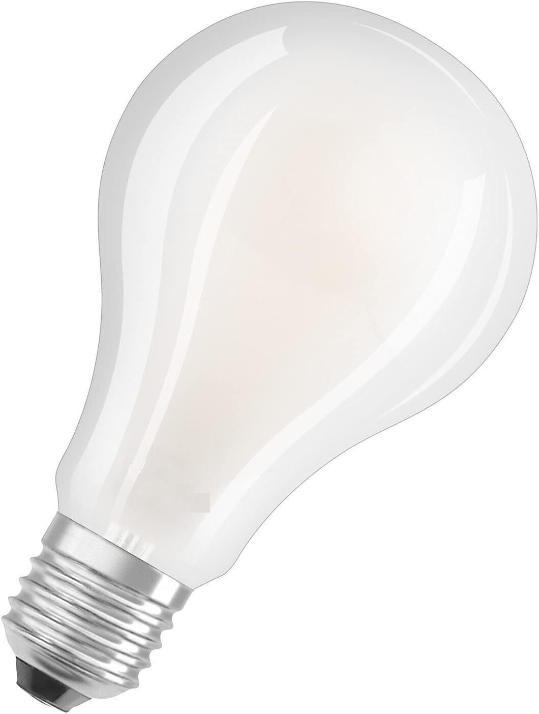 Osram LED-Leuchtmittel LED Star Classic A200 Lampe Kaltweiß 200W Glühbirne [2er], E27, 2 St., Kaltweiss, Energiesparend,matte Filament,4000K,IP20