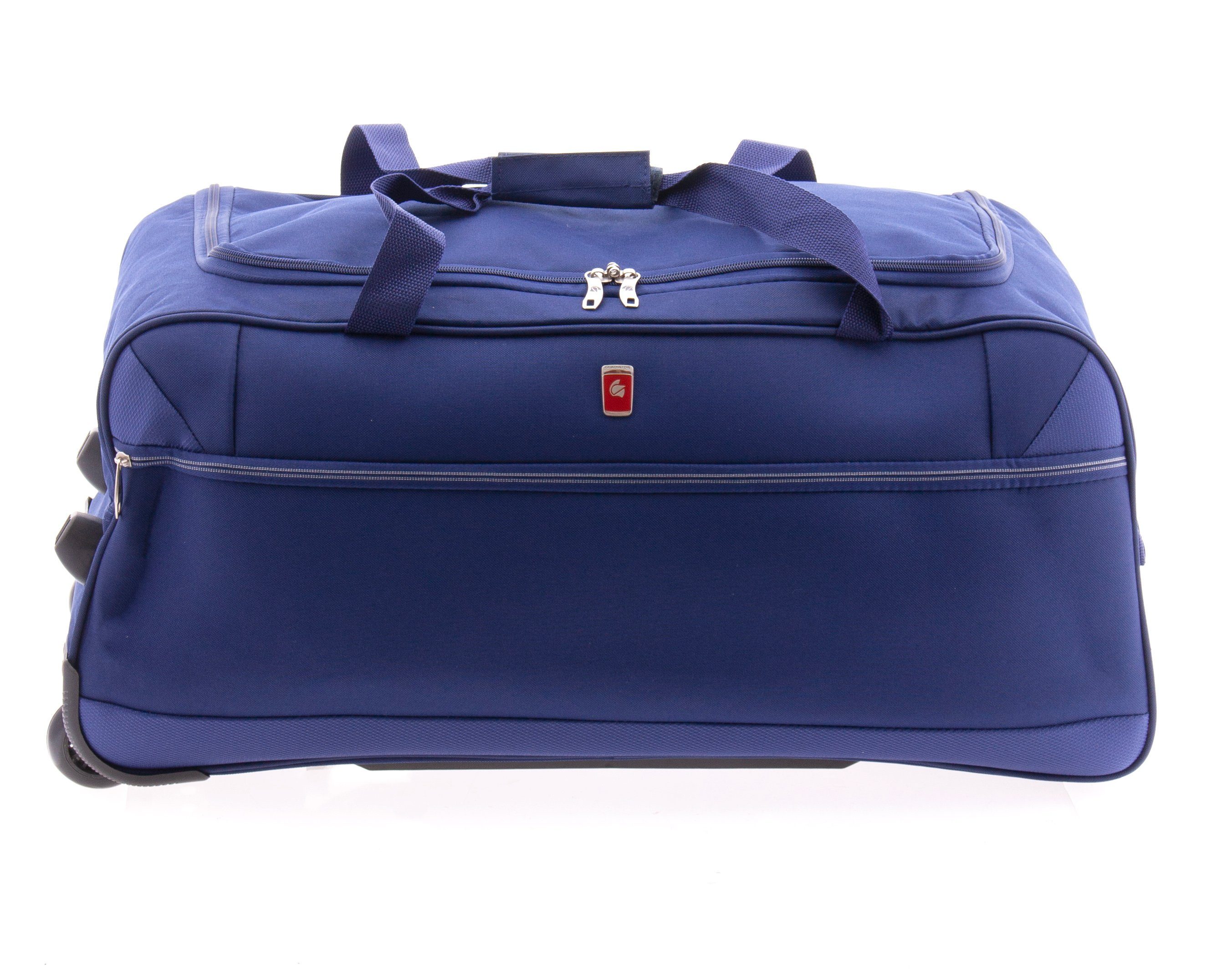 Rollen 76Liter Sporttasche Rollentasche, Trolley-Reisetasche blau schwarz, kg, - mit Gewicht: - Reisetasche Trolleytasche, cm 72 - GLADIATOR - 2,4 rot od.