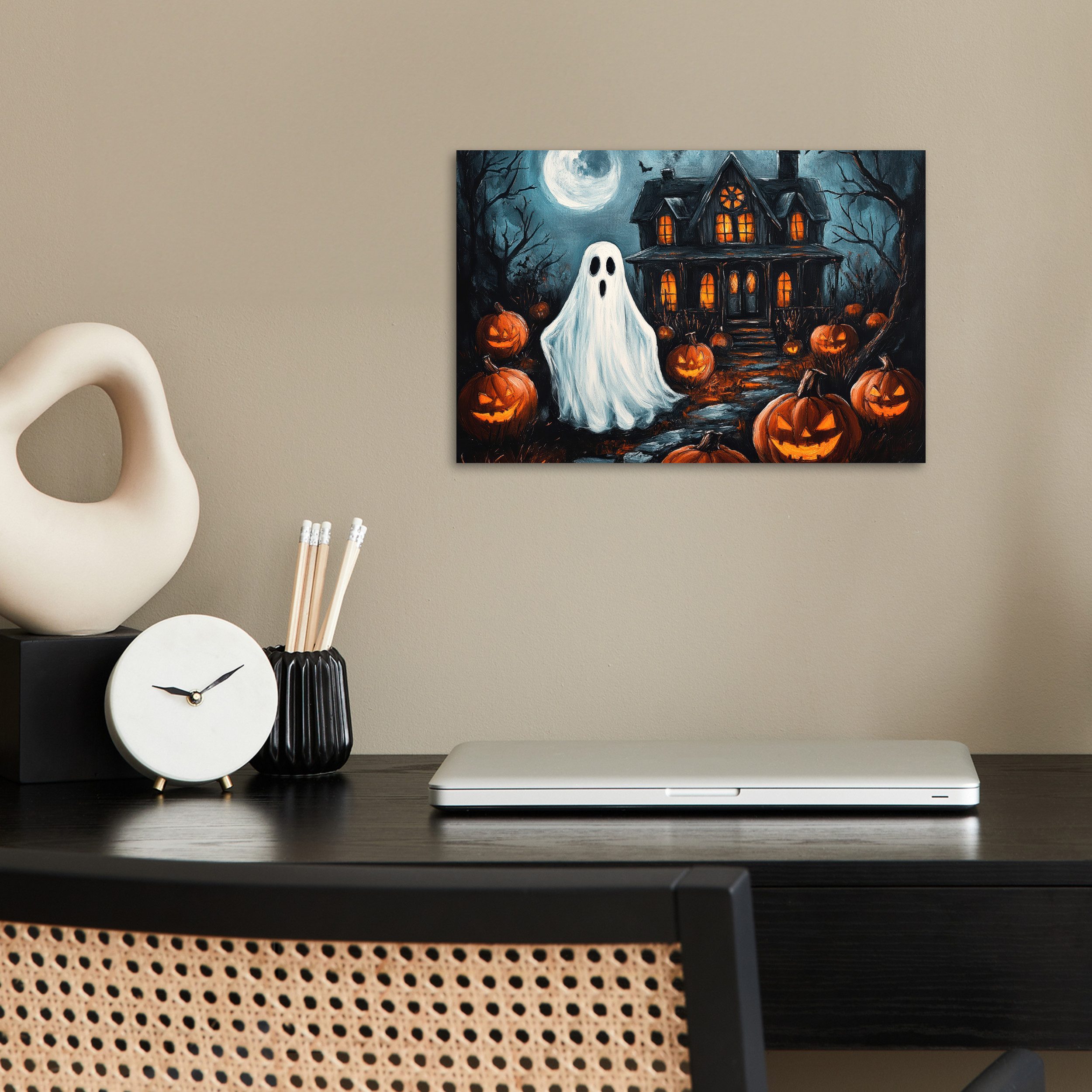 MuchoWow Poster Halloween - Spukhaus - günstig online kaufen