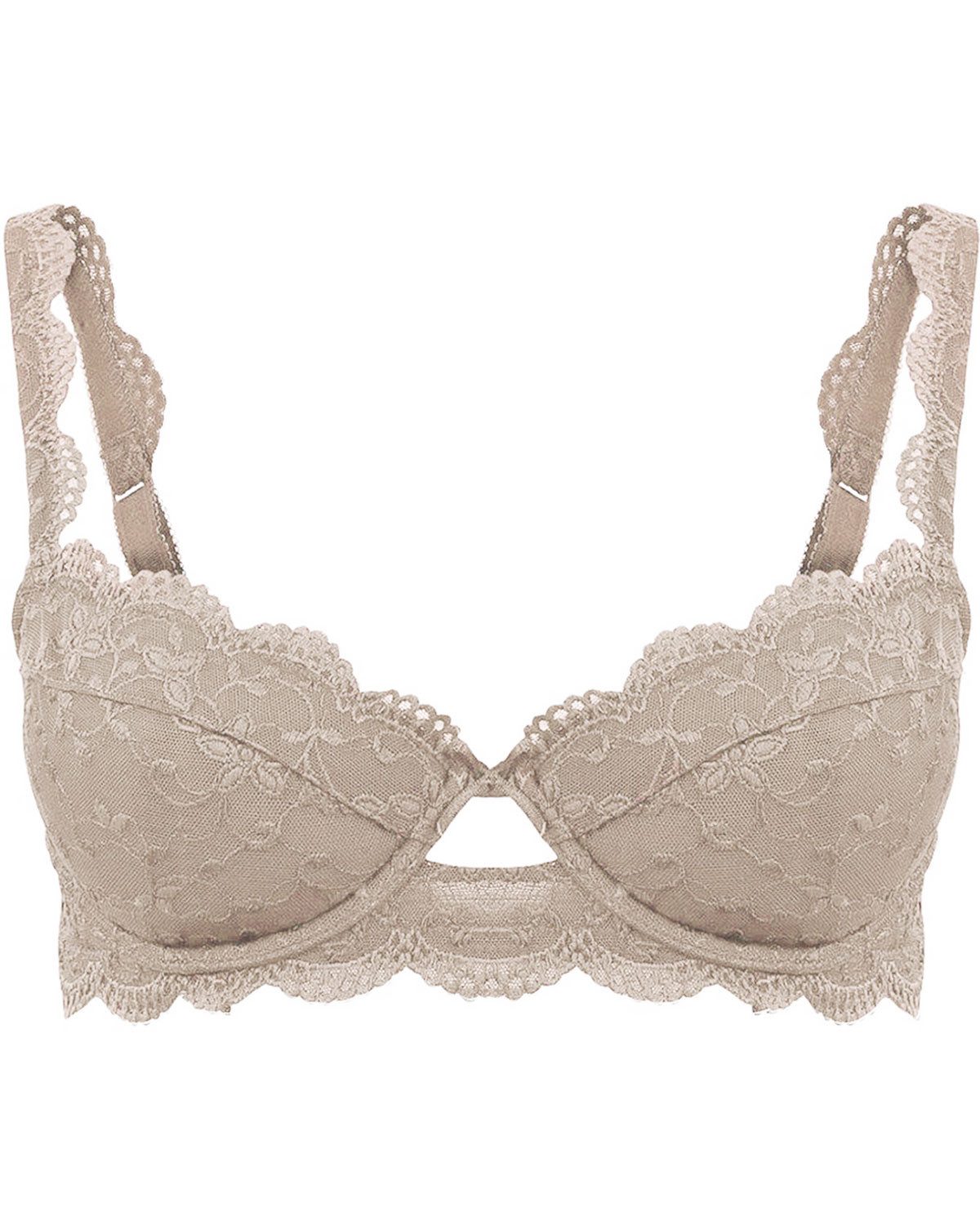 Balconnet-BH Dekolleté BH 'Silver Edition' 48515971, Latte Mac