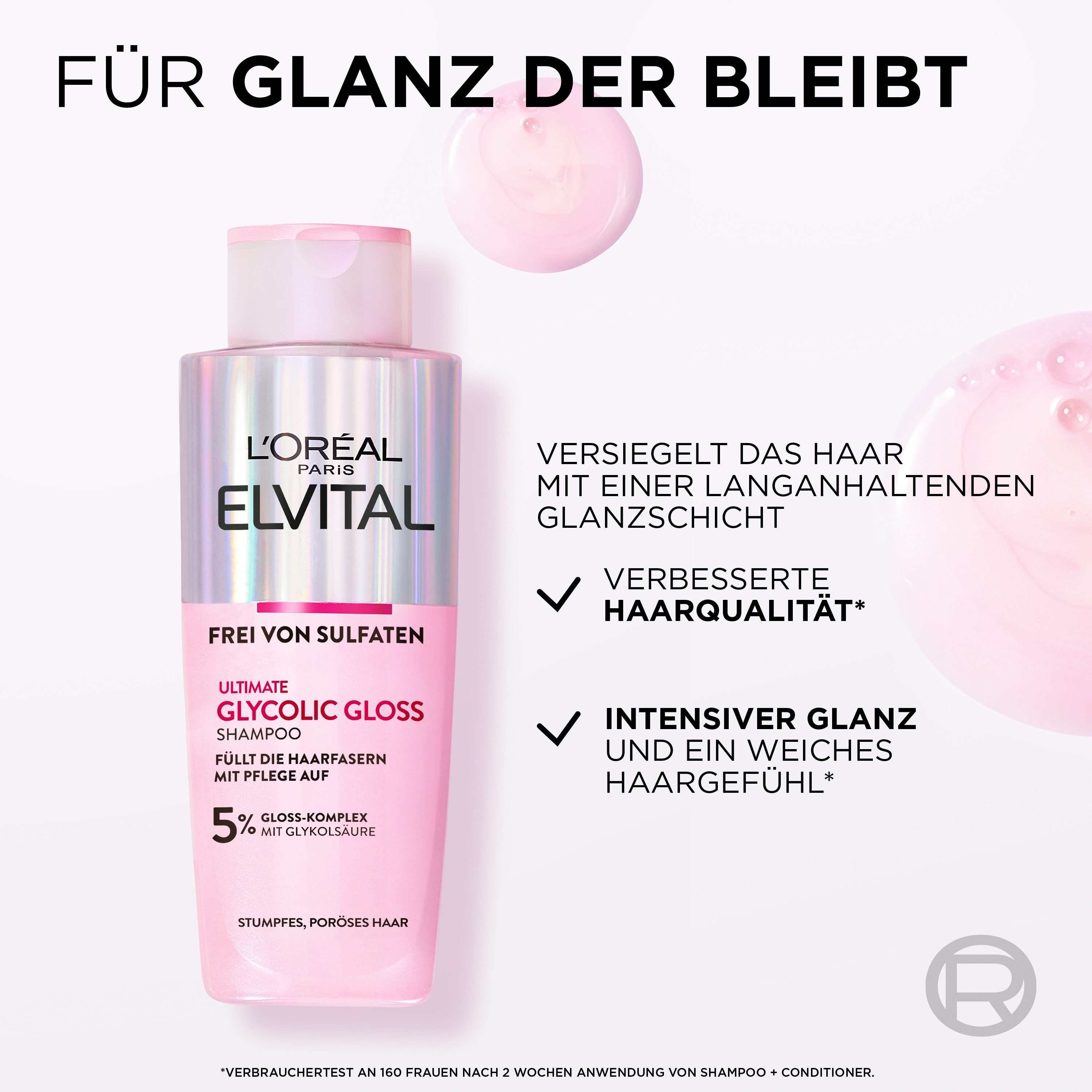 L'ORÉAL PARIS Haarshampoo L'Oréal Paris Elvital Glycolic Gloss Shampoo