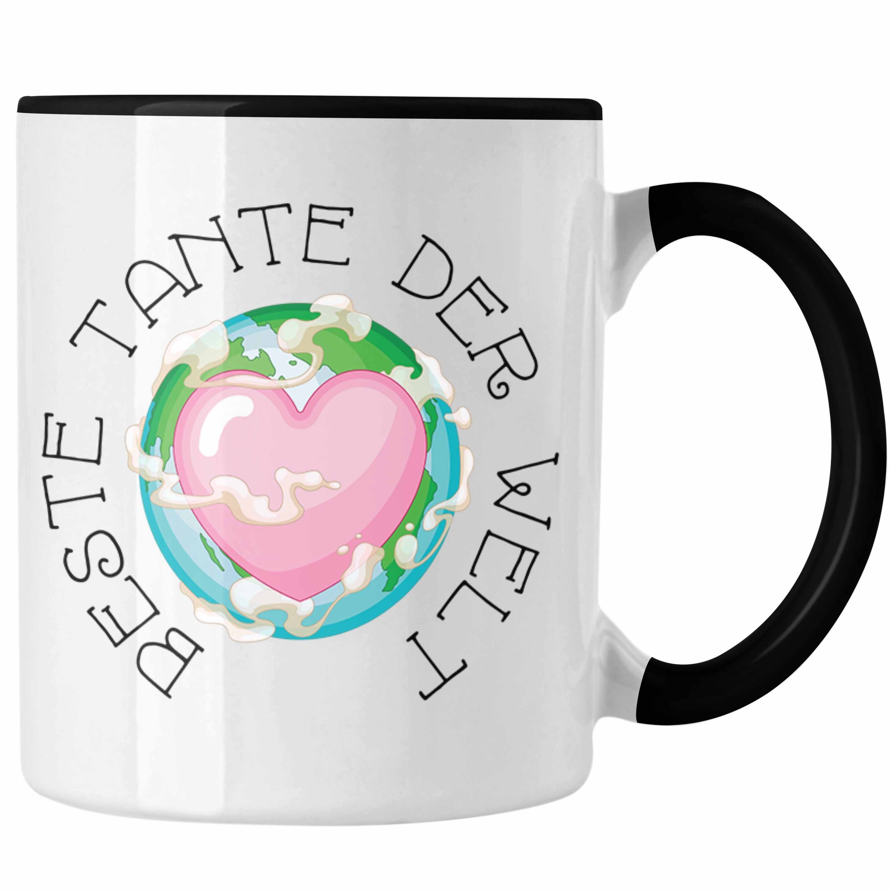 Beste Der Tasse von Schwarz Nichte Tante Lustig Geburtstag Geschenkideen Weihnachten Lieblingstante Welt Geschenk Ich Trendation Hier - Tasse Bin Trendation