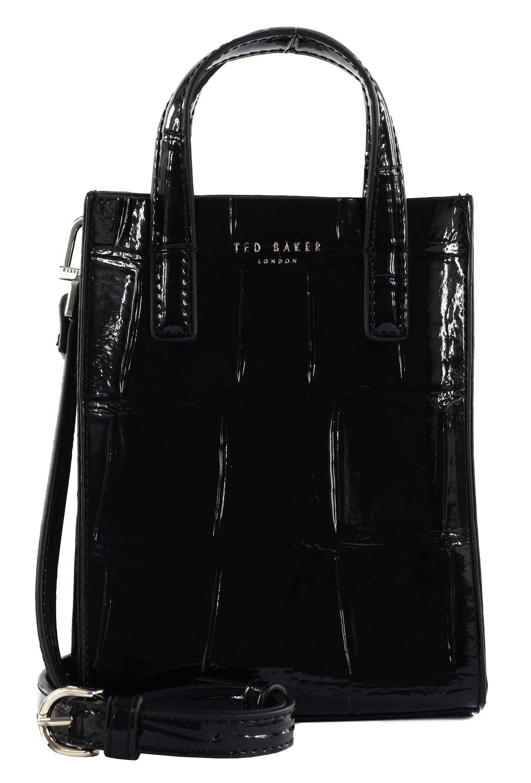 Ted Baker Umhängetasche Croc Effect Mini Icon Bag