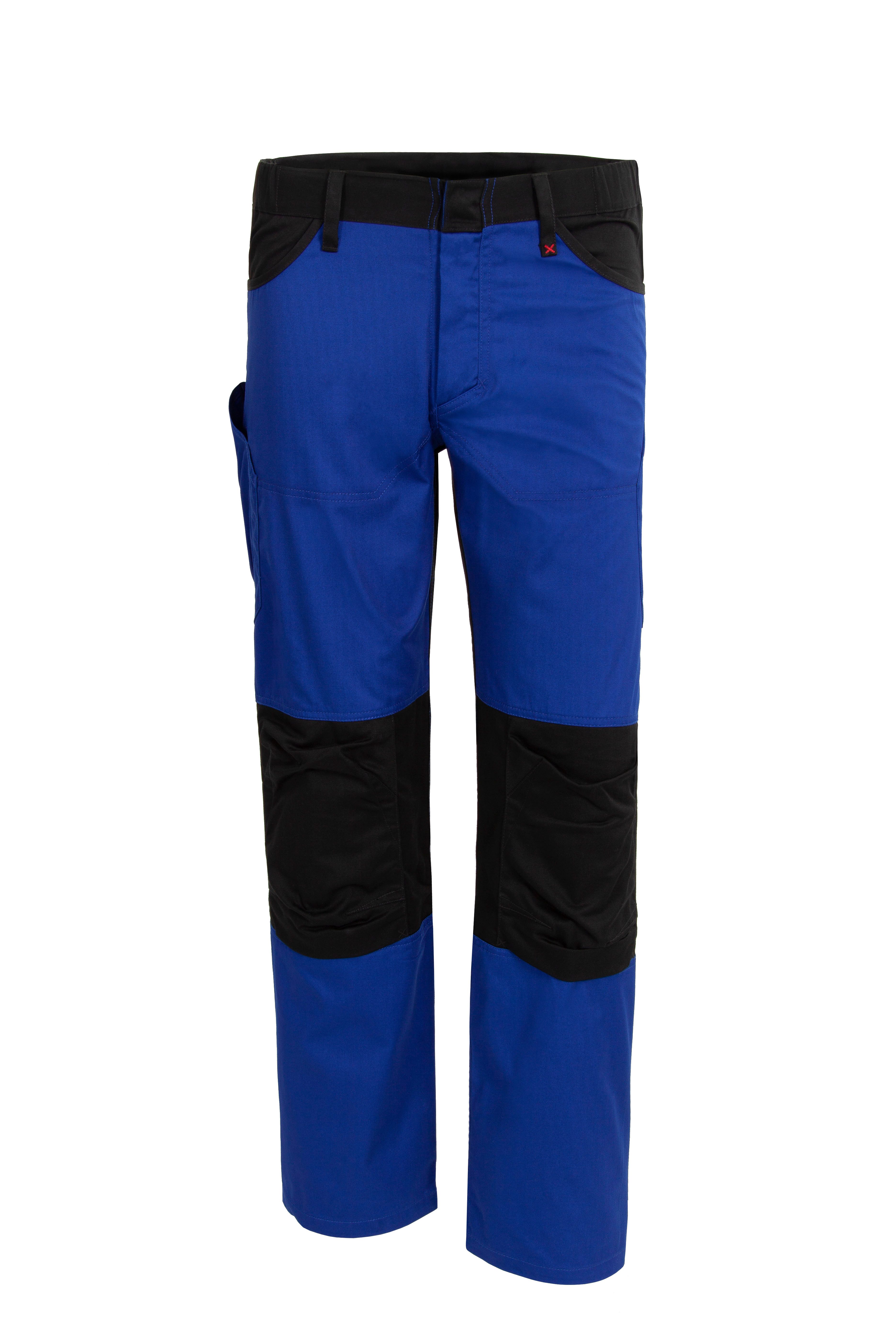 Qualitex Workwear Arbeitsbundhose "X-Serie" X-treme strapazierfähige Arbeitshose - faserverstätkt (1-tlg) Werkstatthose, 9 Taschen, Bundhose mit vorgeformter Kniepolstertasche