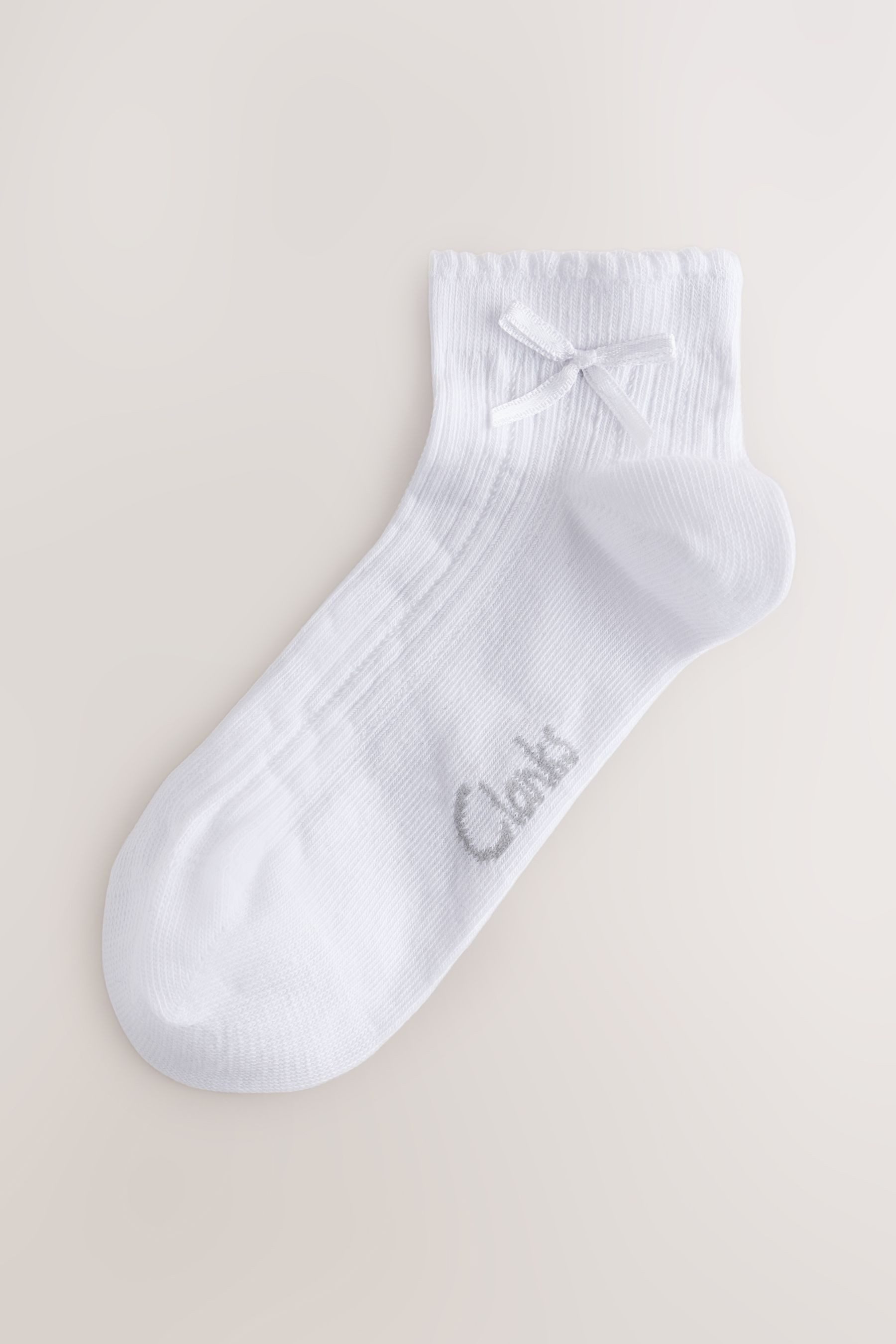 Clarks Basicsocken Clarks Back to School Füßlinge mit Schleife, 5 Stk (5-Paar)