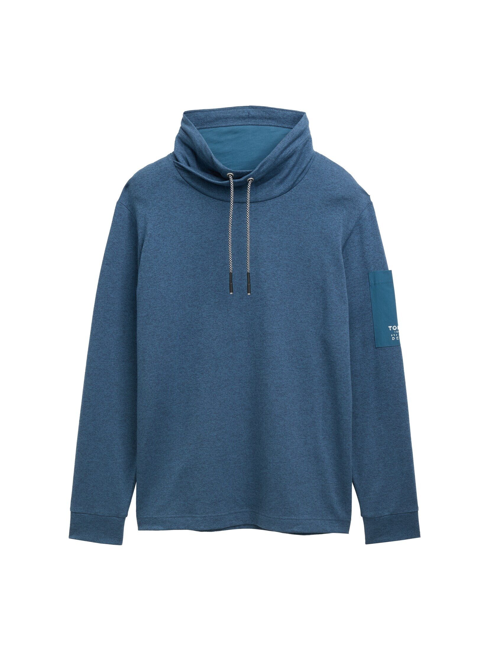 TOM TAILOR Langarmshirt Snood Langarmshirt aus günstig online kaufen