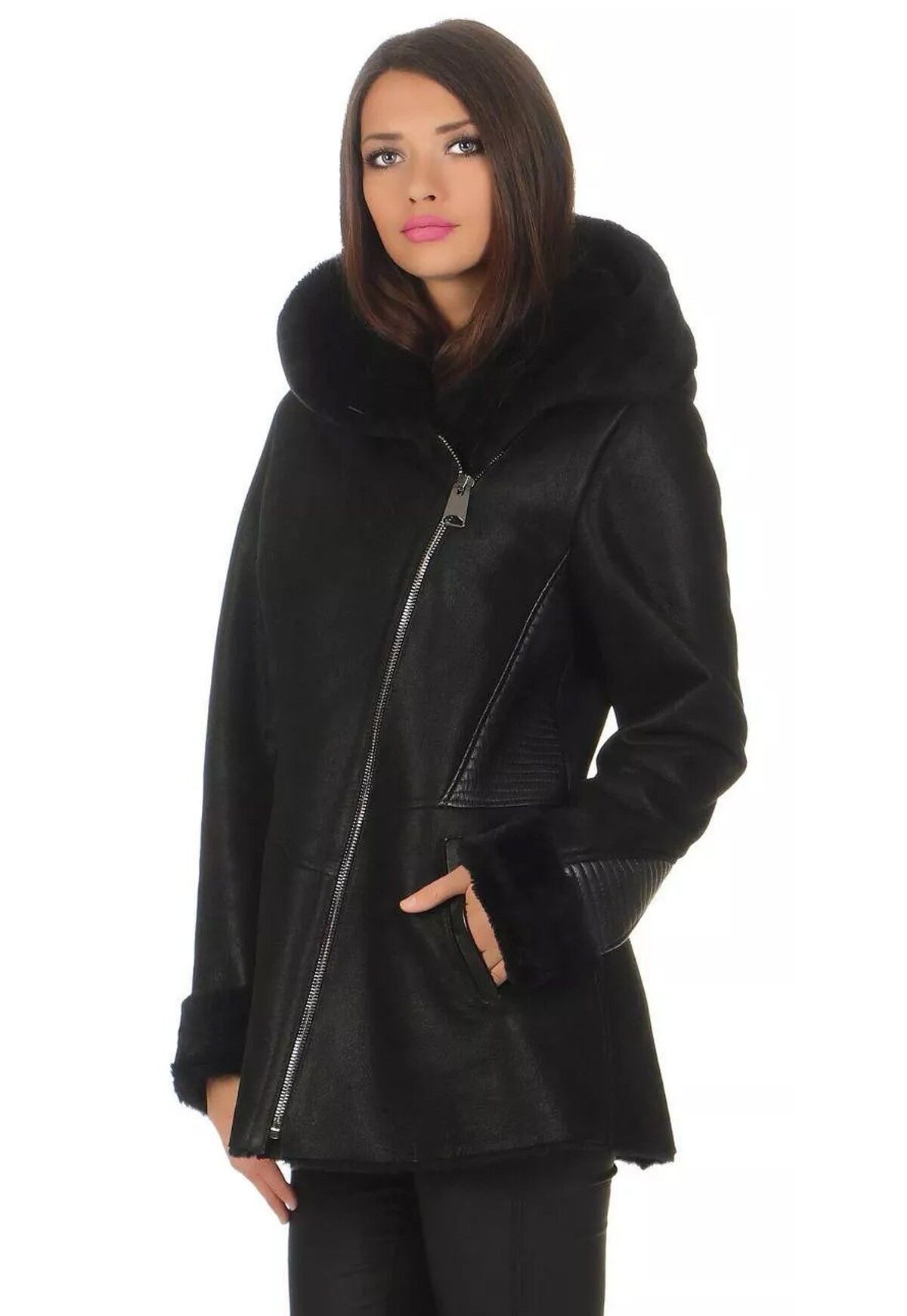 Hollert Winterjacke Lammfelljacke Lena