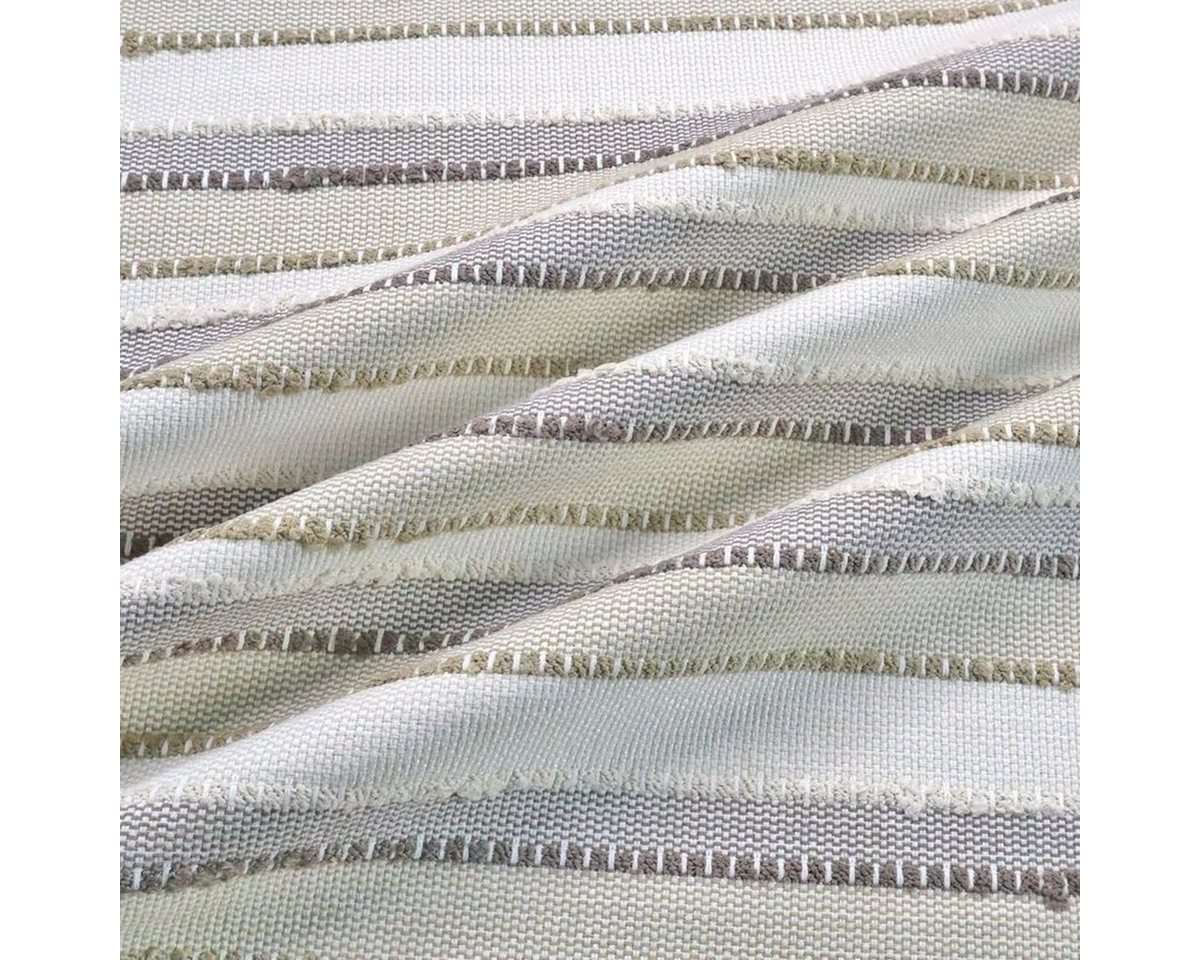 Thumbnail - Stofferia Stoff Outdoorstoff Recycling Jacquard Lampedusa Taupe, Breite 140 cm, Meterware
