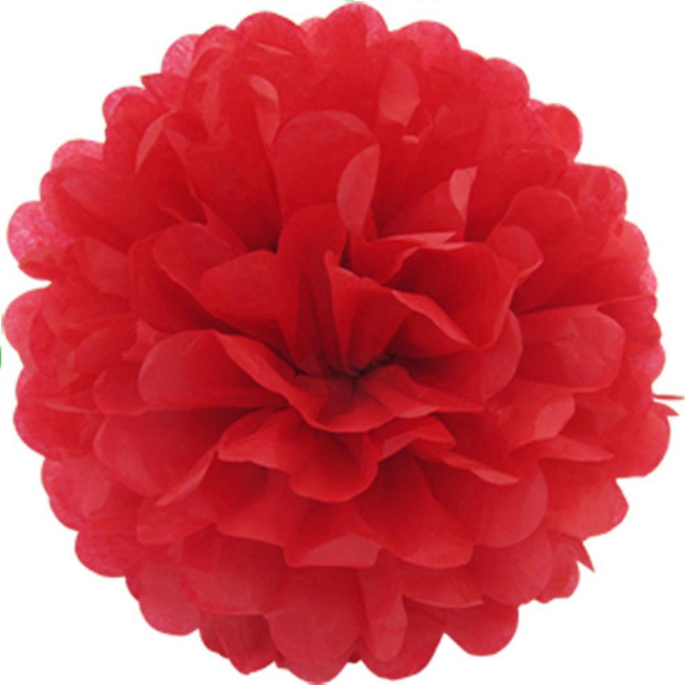Creativery Pompon, 10 Papier Pompons 25cm SET