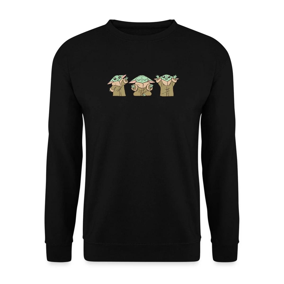 Sweatshirt Star Wars: Mandalorian Grogu Posen Unisex Pullover