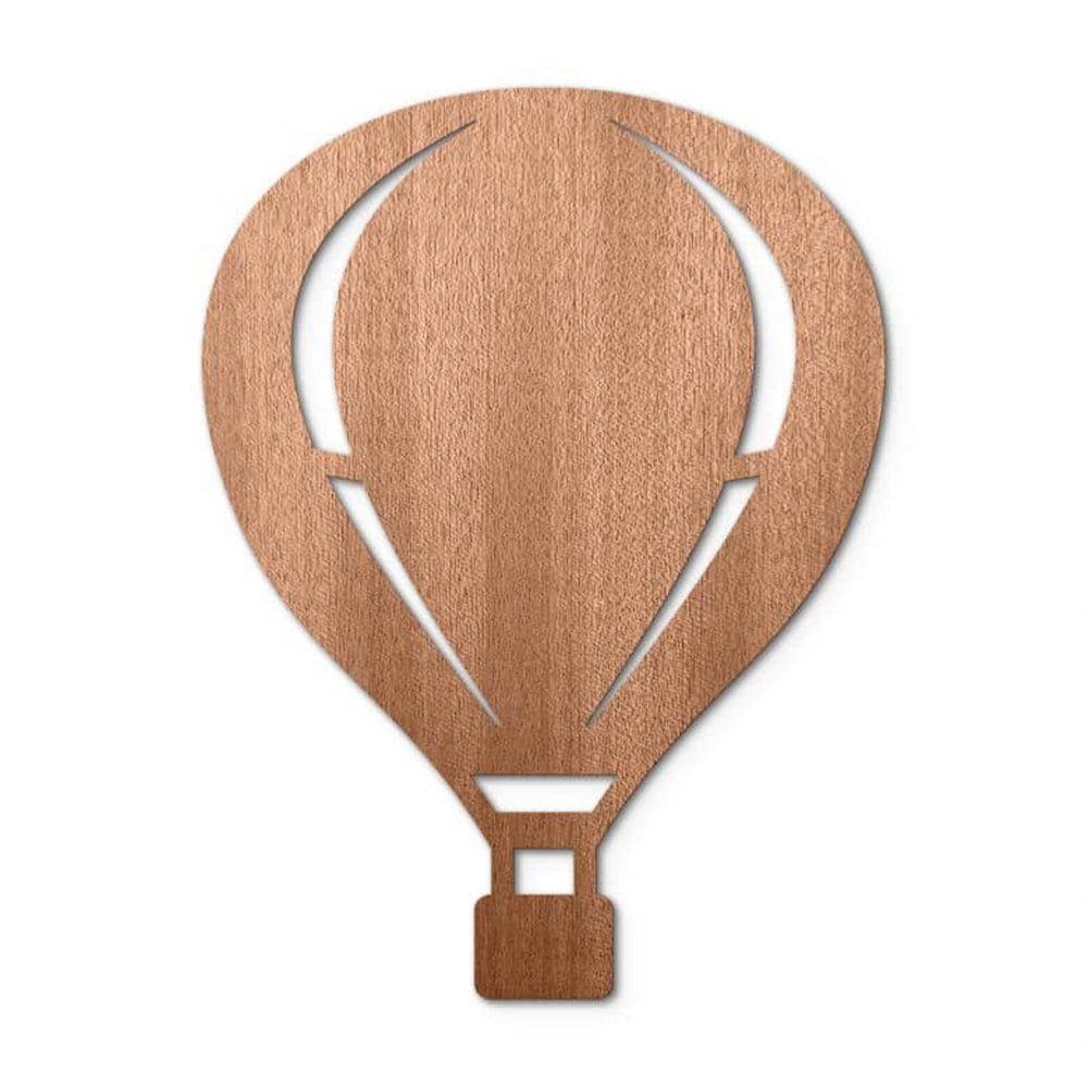 K&L Wall Art Holzbild Heißluftballon Poster günstig online kaufen