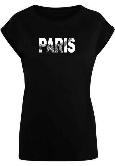 Merchcode T-Shirt Merchcode Damen Ladies Paris Eiffel Tower T-Shirt (1-tlg)