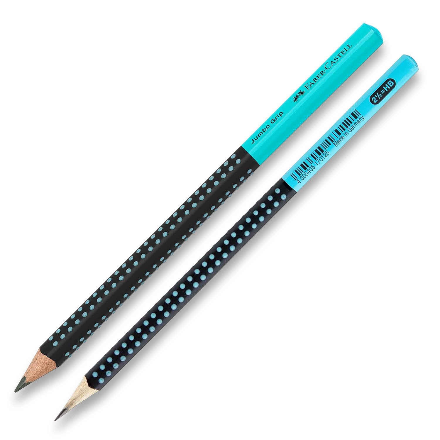 Faber-Castell Bleistift FABER-CASTELL Bleistift GRIP 2001 mit JUMBO GRIP Härtegrad HB TÜRKIS S