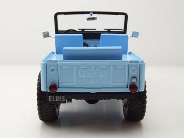 GREENLIGHT collectibles Modellauto Jeep CJ-5 hellblau Elvis Presley Modellauto 1:18 Greenlight Collectibl, Maßstab 1:18
