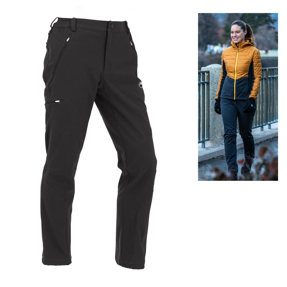 Maul Trainingstights Maul - Klosters II - Damen Softshellhose - schwarz