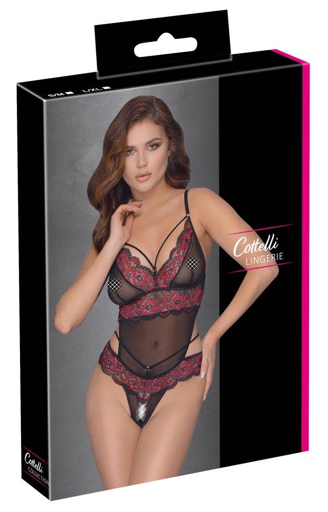 Cottelli LINGERIE Body Cottelli LINGERIE - Body ouvert - (L-XL,S-M)