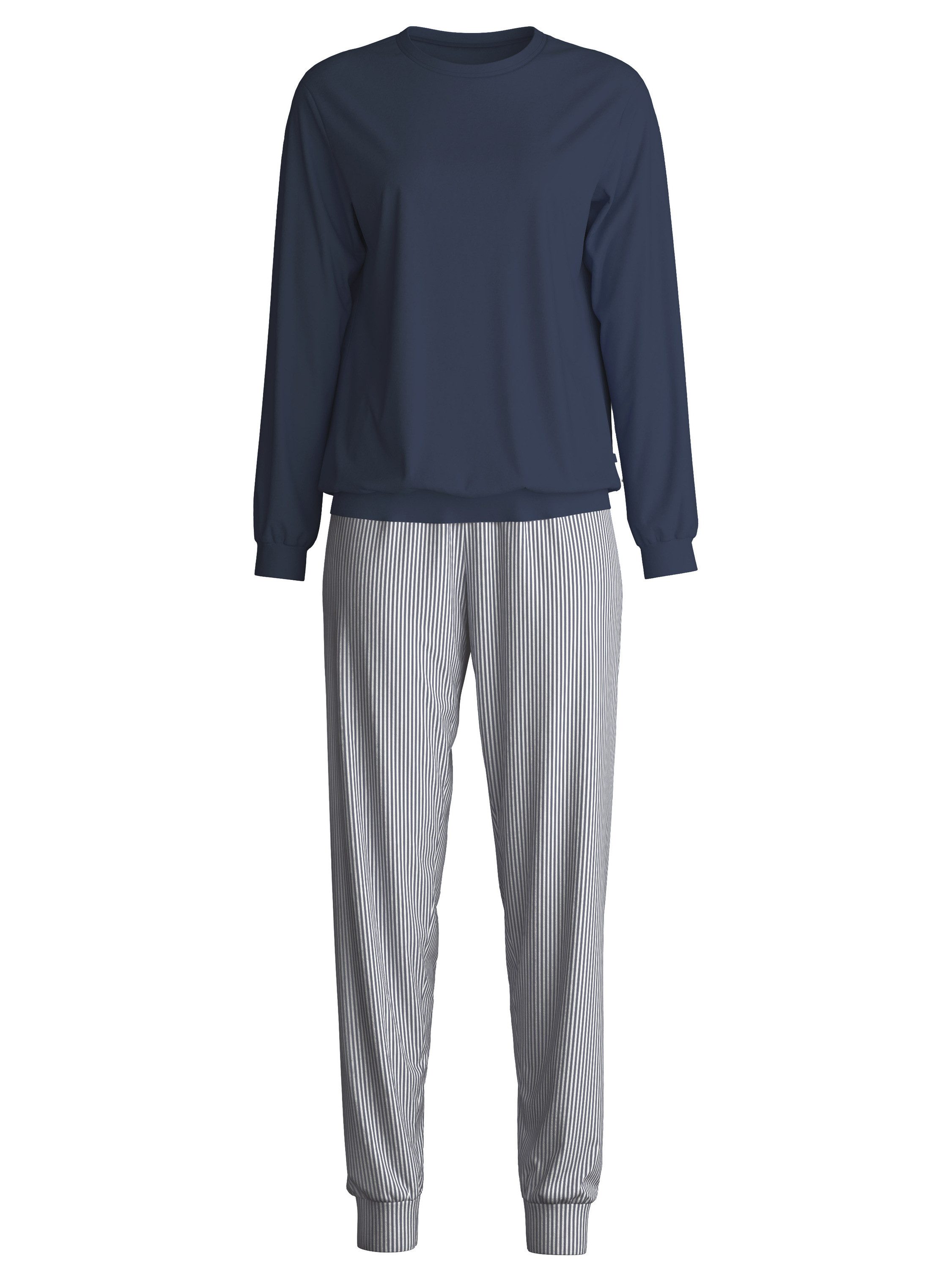 CALIDA Pyjama Lovely Nights Damen (2 tlg) weich, bequem mit Bündchen