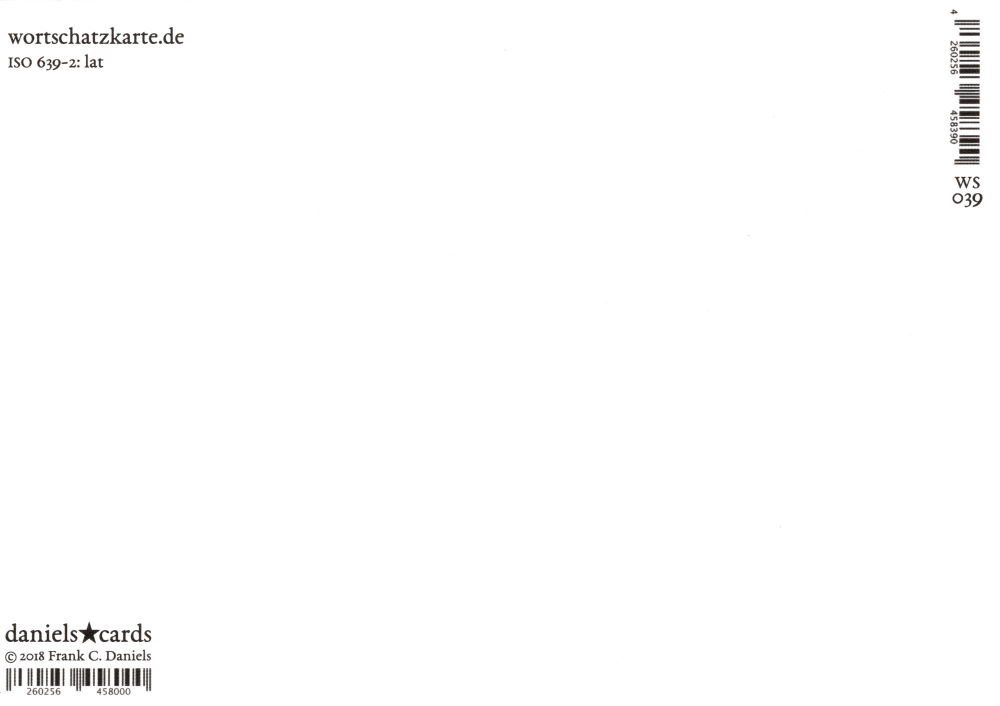 Thumbnail - Postkarte Wortschatz-Postkarte "consenescere"