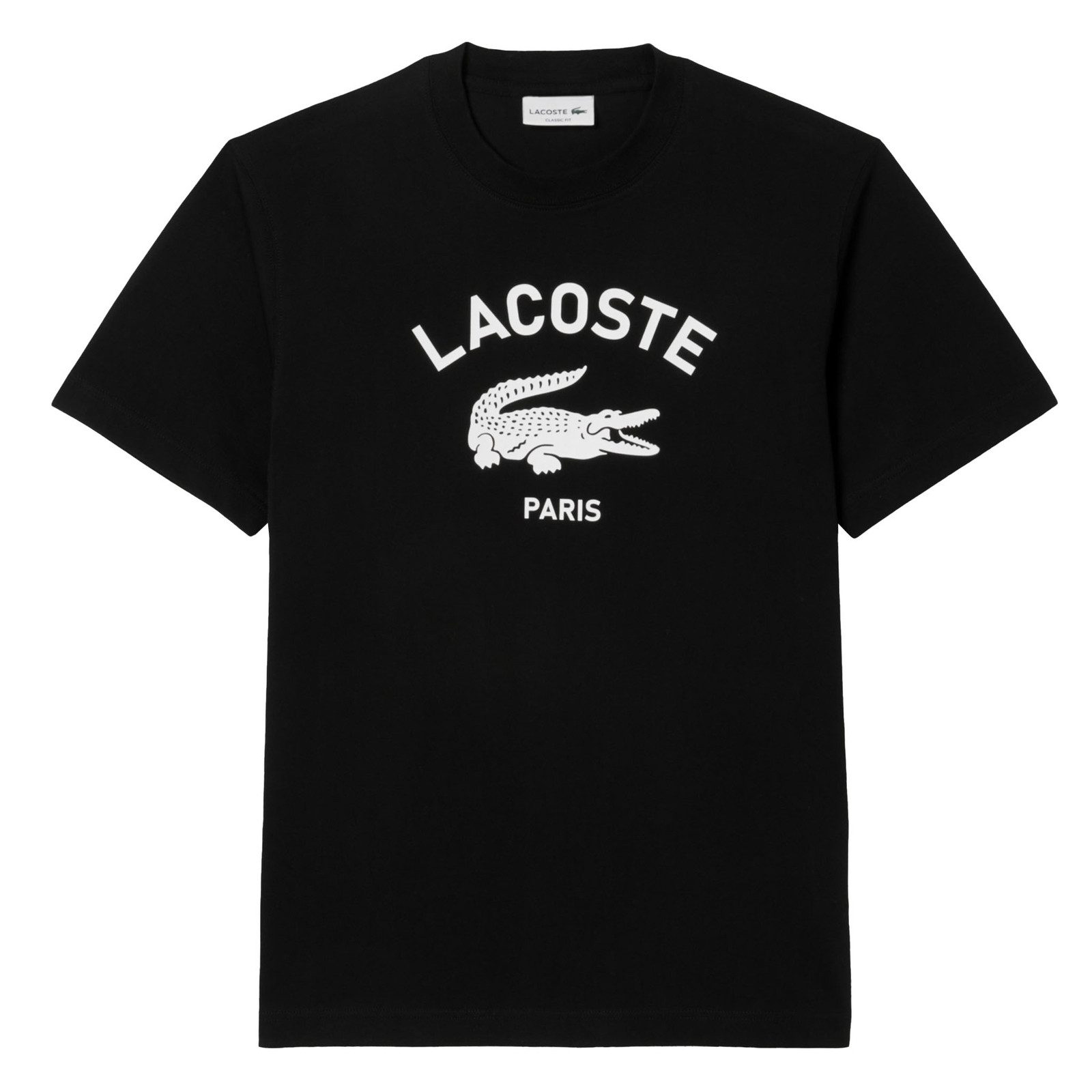 Lacoste Kurzarmshirt T-Shirt mit großem Krokodil-Print günstig online kaufen