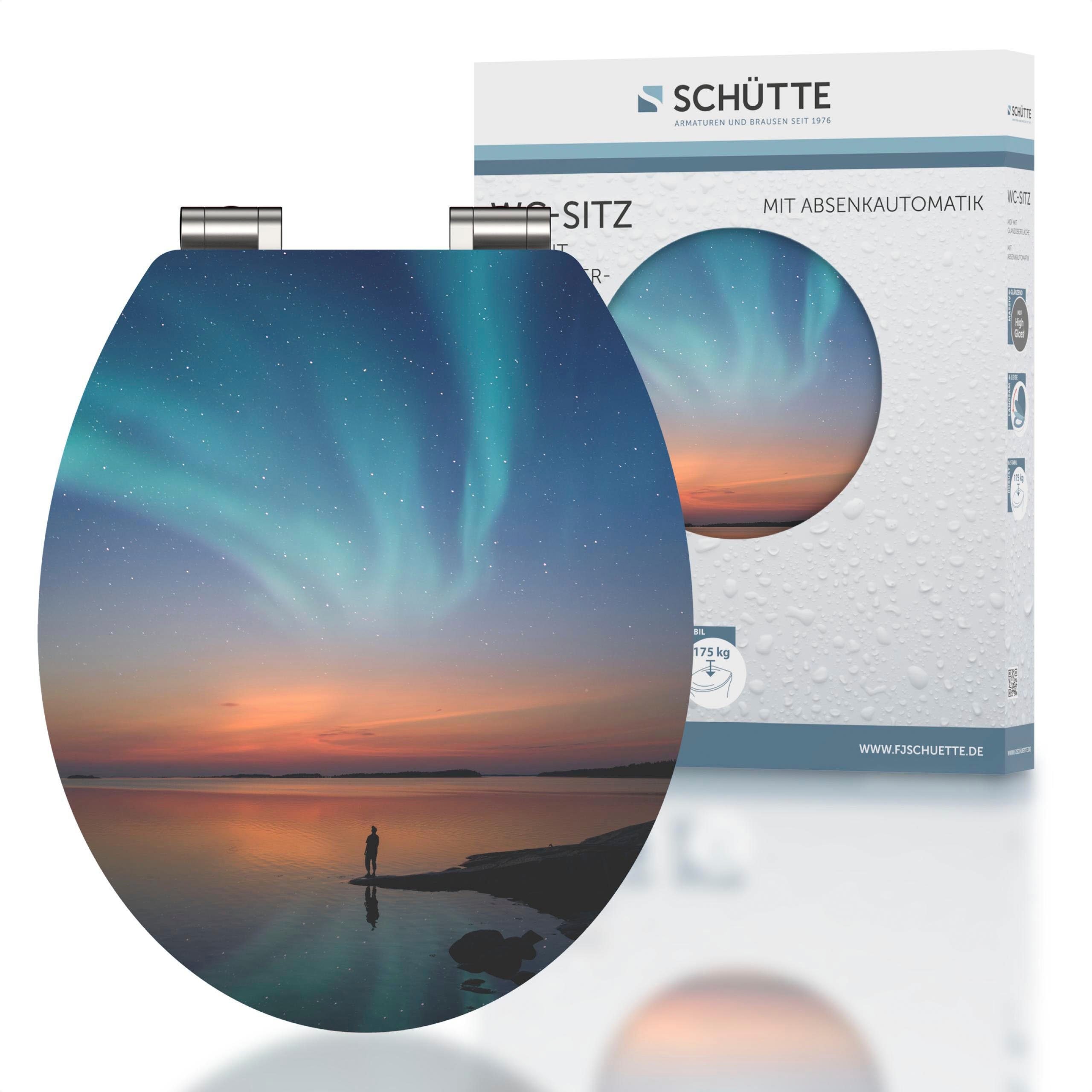 Schütte WC-Sitz POLAR LIGHTS, bruchsicher und kratzfest, Absenkautomatik, S günstig online kaufen