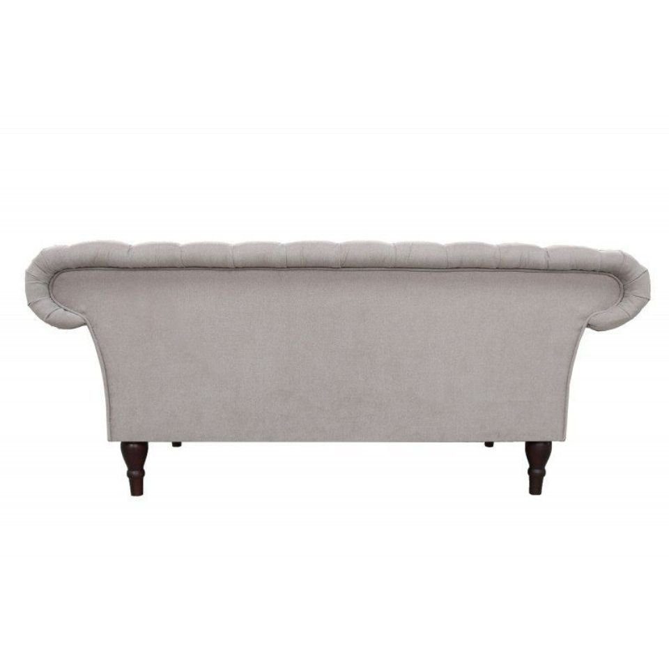 in Sofa Couchen Couch Made 3er Europe Polster JVmoebel Textil Design Sitz, Chesterfield