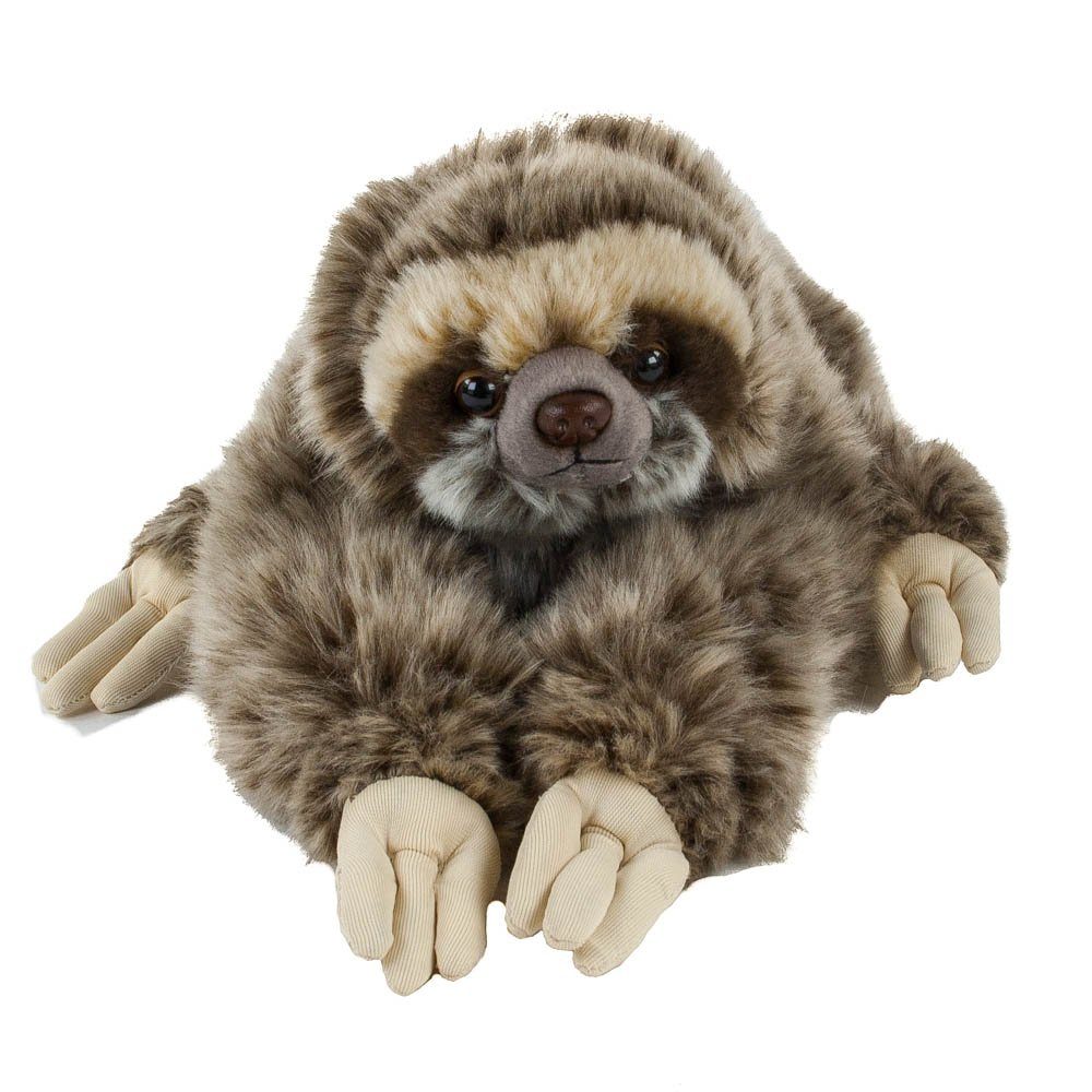Teddys Rothenburg Kuscheltier Faultier Emil braun 30 cm liegend mit Klettve günstig online kaufen