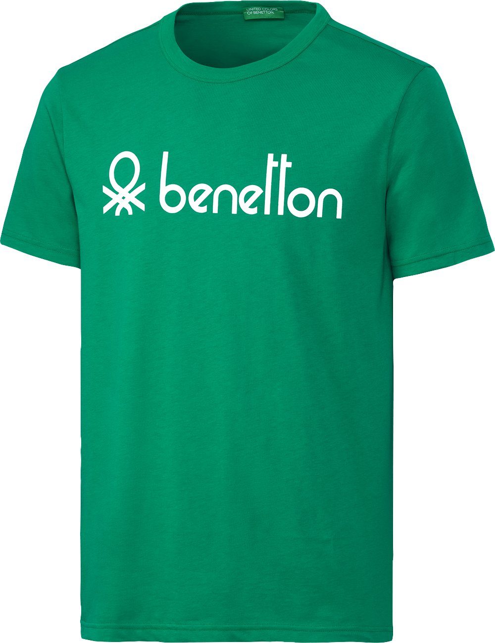 United Colors of Benetton T-Shirt aus Baumwolle grün