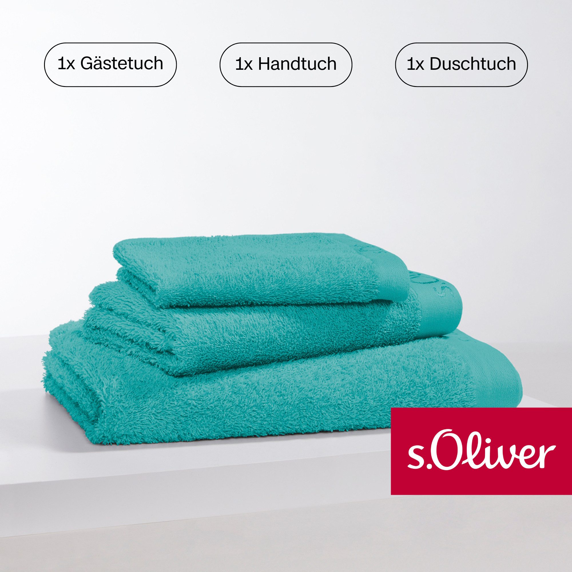 s.Oliver Handtuch Set »s.Oliver, Premium Qualität, 600 gr/m²«, Set, 8 tlg., günstig online kaufen