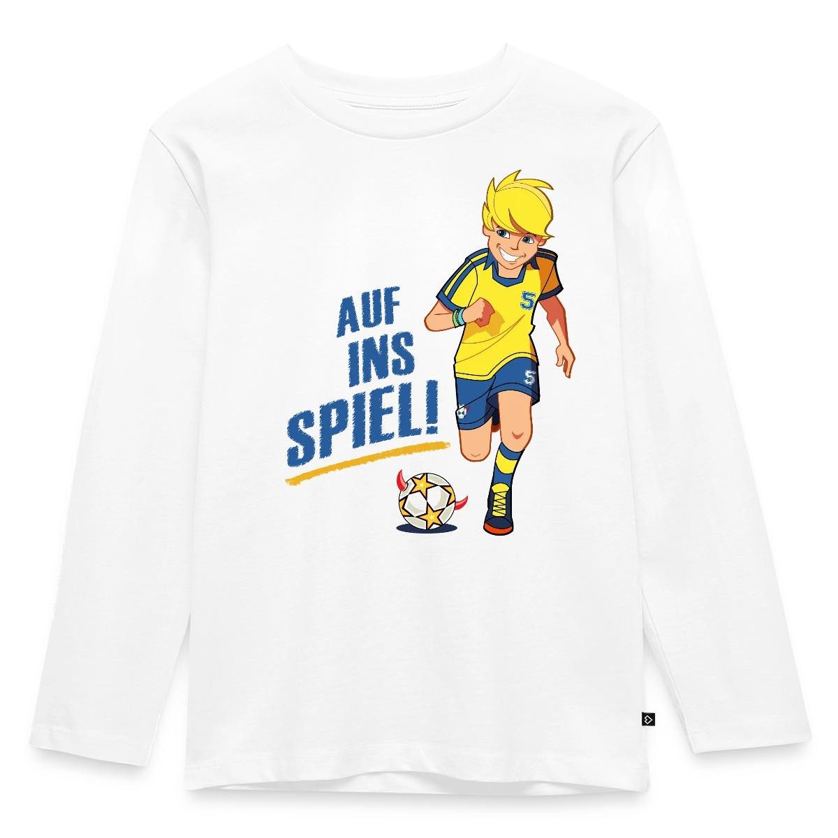 T-Shirt Teufelskicker Auf Ins Spiel Kinder Premium Langarmshirt