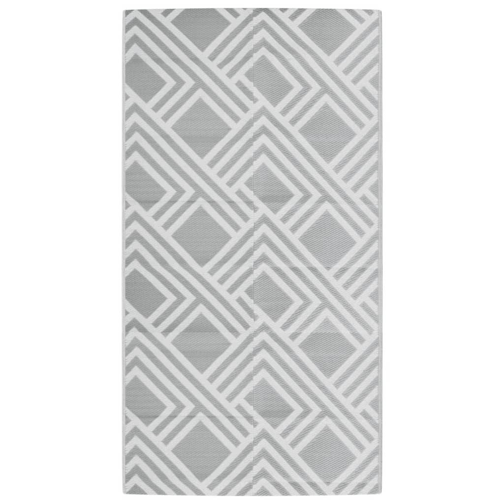 vidaXL Outdoorteppich 80 x 150 cm Outdoor-Teppich Grau 80x150 cm PP, Höhe: 0 mm