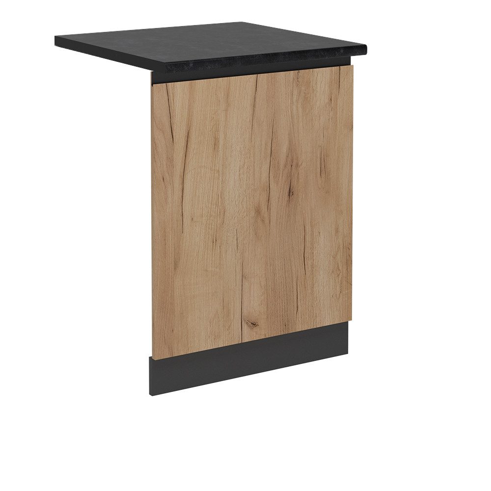 Vicco Frontblende R-Line, Goldkraft Eiche/Anthrazit, 60 günstig online kaufen
