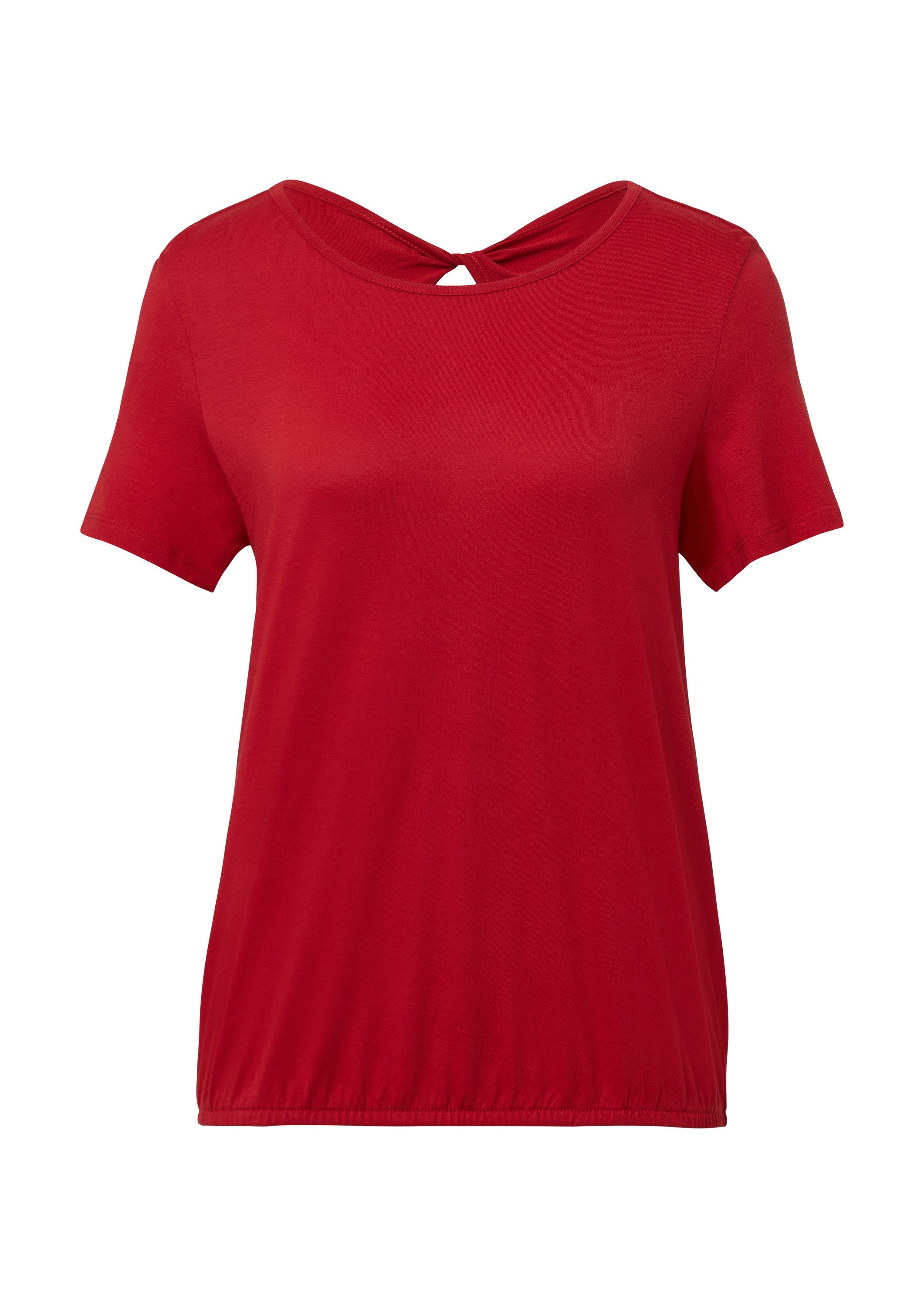 s.Oliver Kurzarmshirt T-Shirt Jersey-T-Shirt im O-Shape mit Cut-out günstig online kaufen