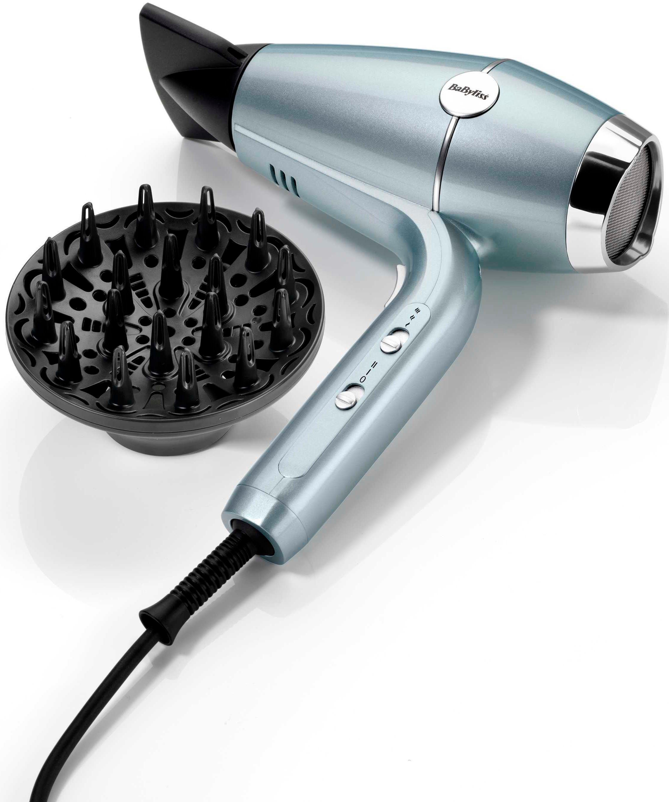 Technologie Plasma 2100 Advanced Haartrockner mit Hydro-Fusion, D773DE W, BaByliss