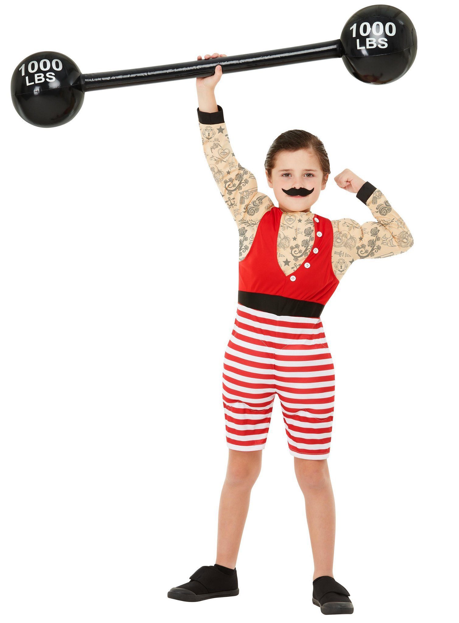 Smiffys Kostüm Stärkster Mann der Welt, Damit Du groß und stark wirst!, Faschingskostüm