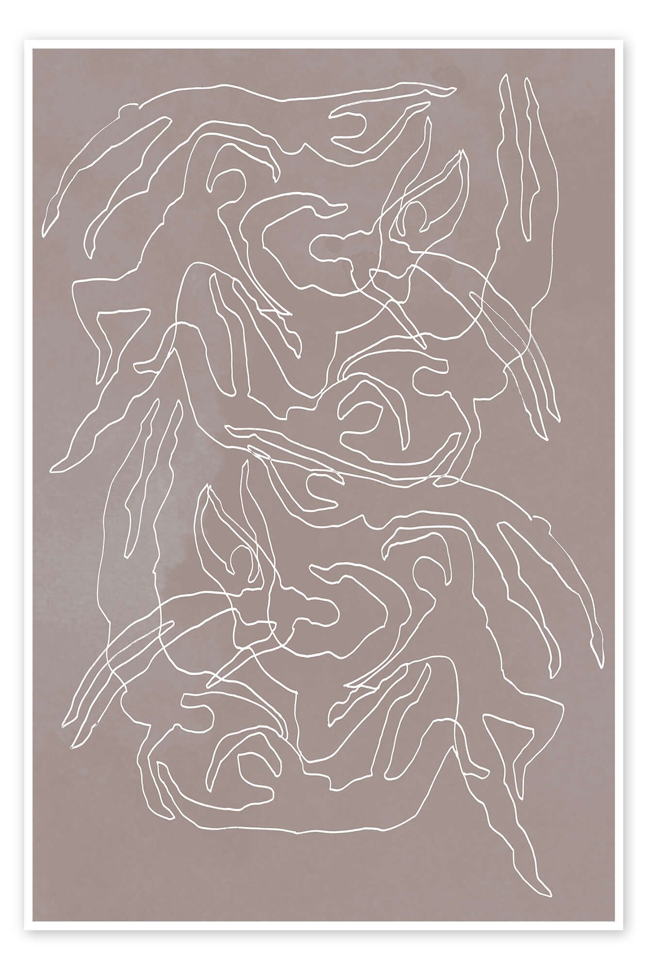 Posterlounge Wandbild Swimmers, Pictufy Studio, erhältlich als Poster, Leinwandbild, Wandsticker oder Acrylglasbild