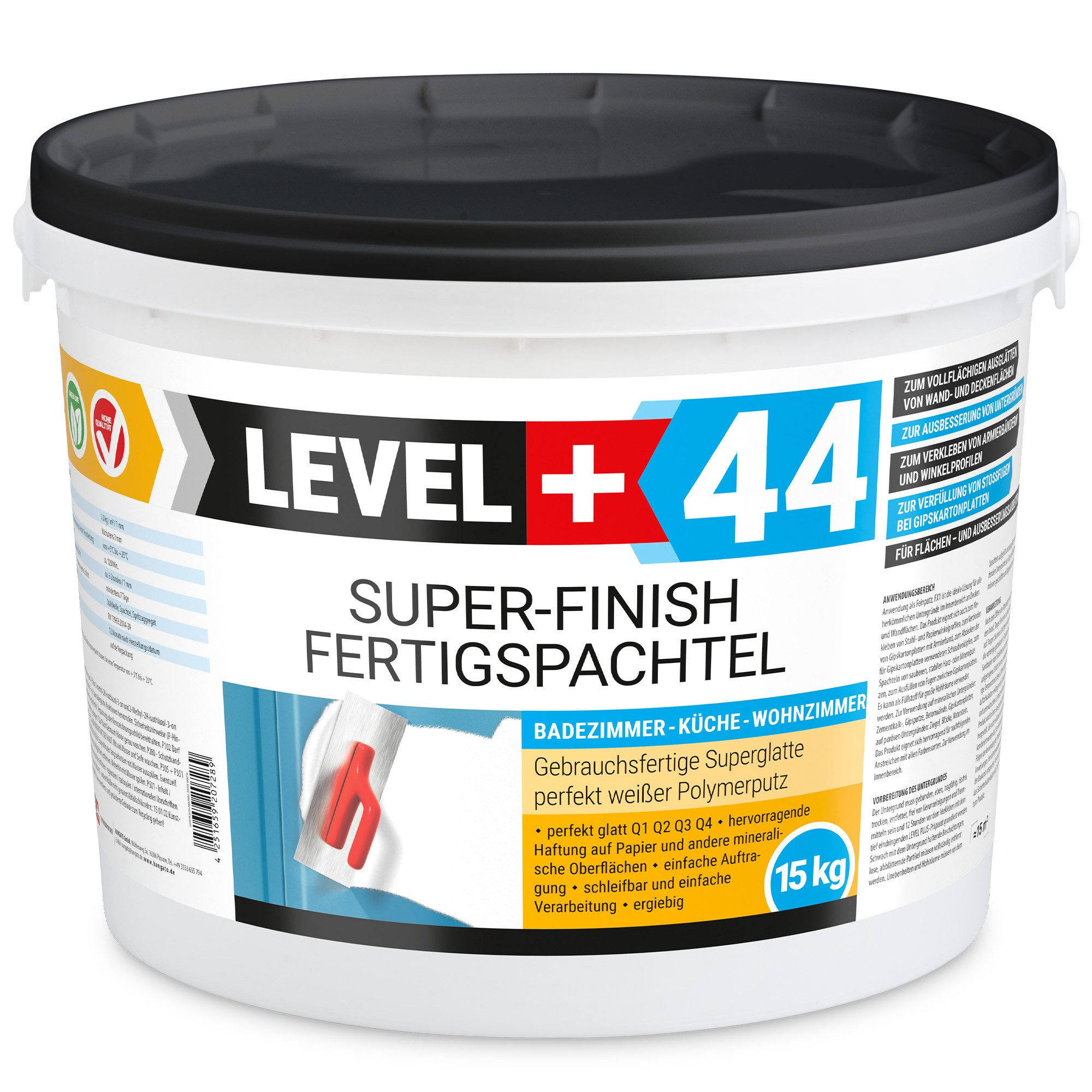 Level+ Spachtelmasse LEVEL+ Fertigspachtel Spachtelmasse Super günstig online kaufen